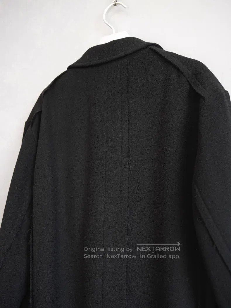 Yohji Yamamoto Yohji Yamamoto Fringed Wool Coat Size US S / EU 44-46 / 1 - 5 Thumbnail