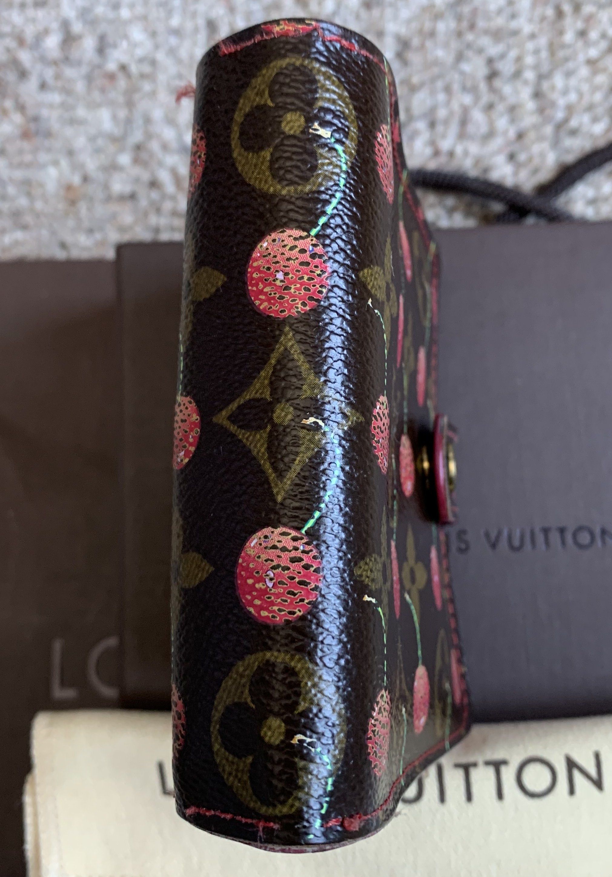 Louis Vuitton × Takashi Murakami S/S 2005 Louis Vuitton x Murakami Cherry Monogram Wallet Size ONE SIZE - 4 Thumbnail