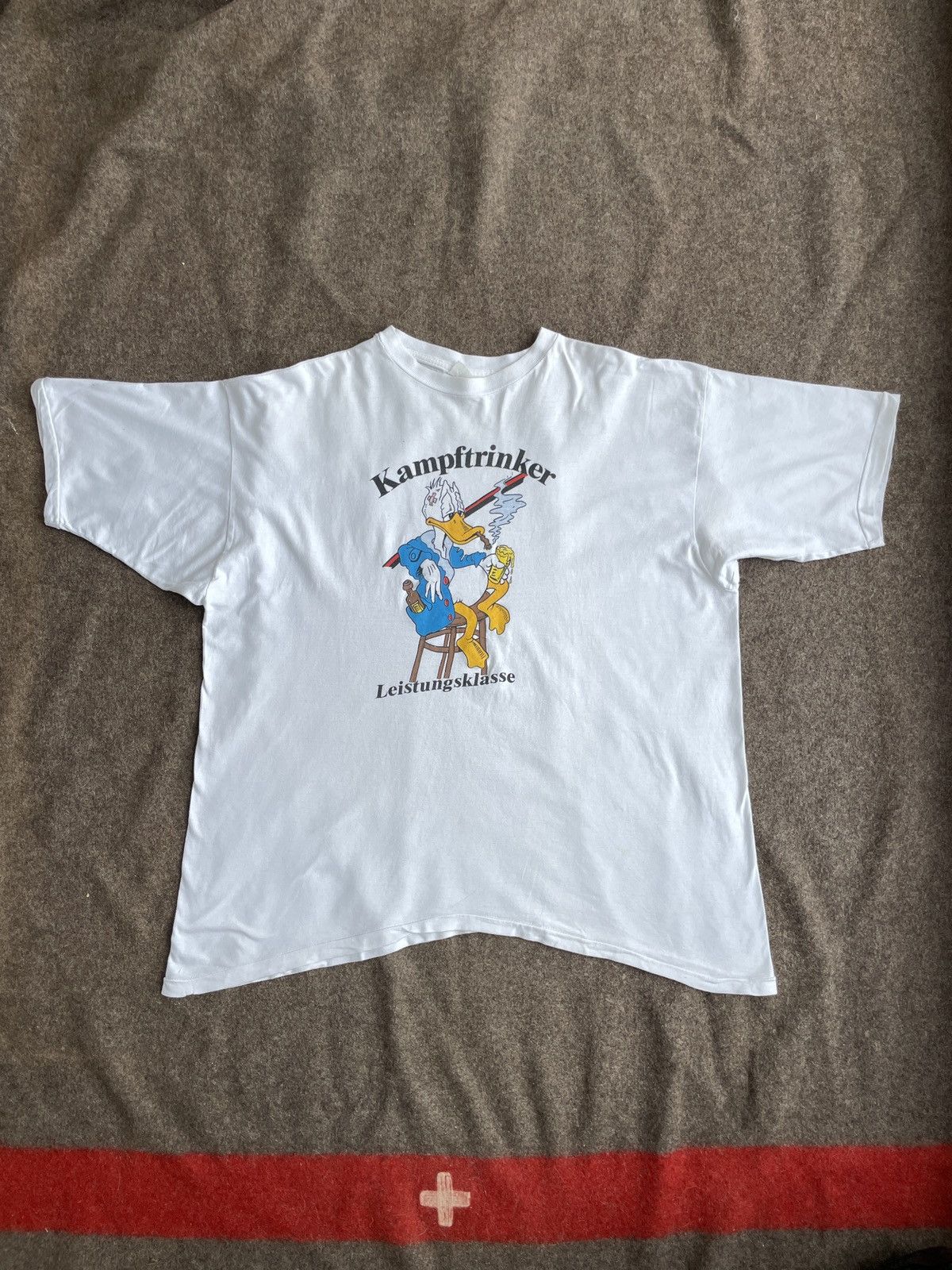 Vintage Vintage T-shirt Kampftrinker Size US M / EU 48-50 / 2 - 1 Thumbnail