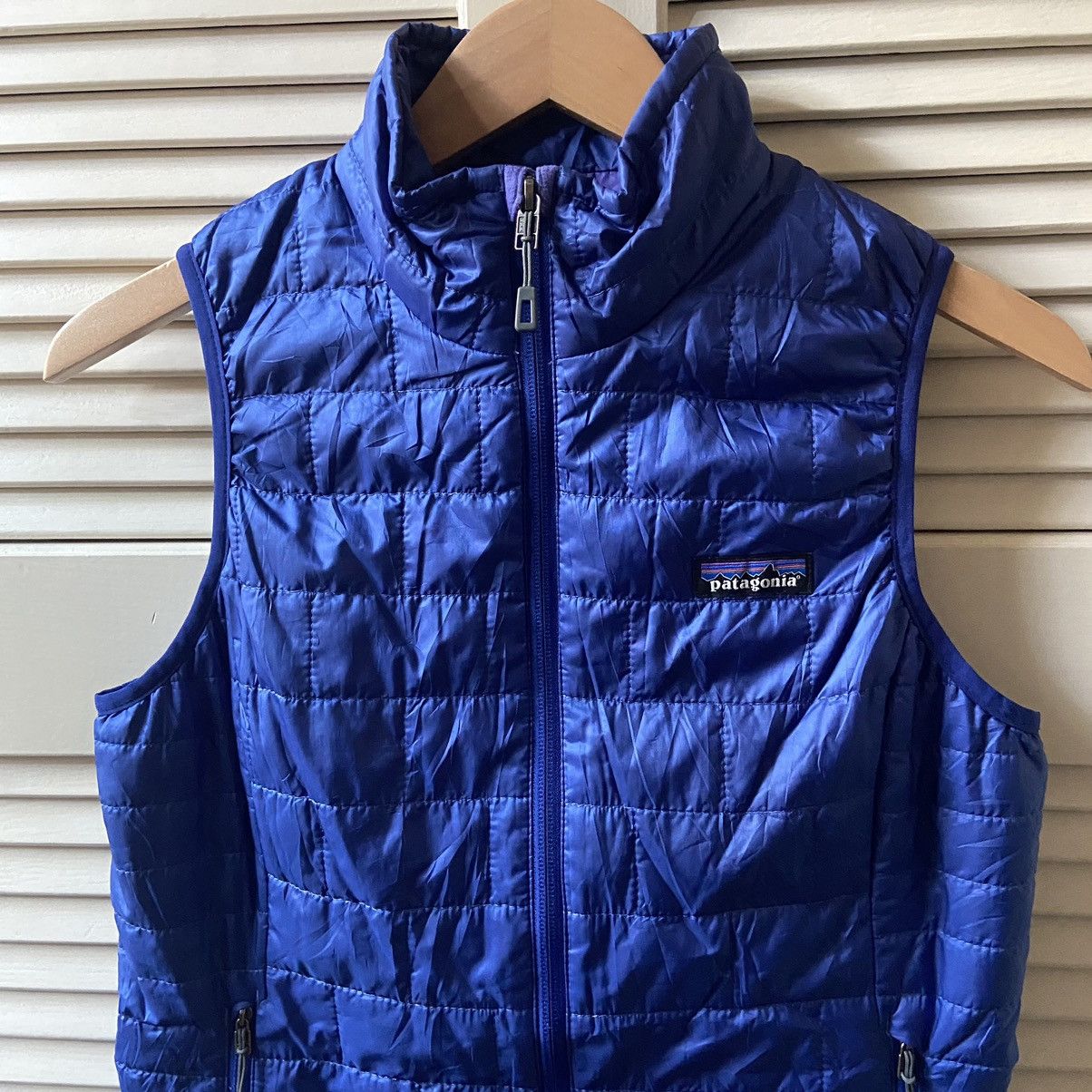 Patagonia Patagonia Nano Puff Blue Puffer Vest Jacket Primaloft Size XS / US 0-2 / IT 36-38 - 2 Thumbnail