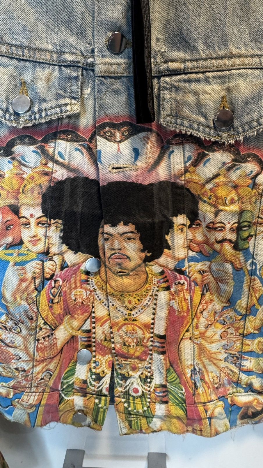 Amiri × Jimi Hendrix Jimi hendrix amiri denim jacket Size US S / EU 44-46 / 1 - 7 Thumbnail