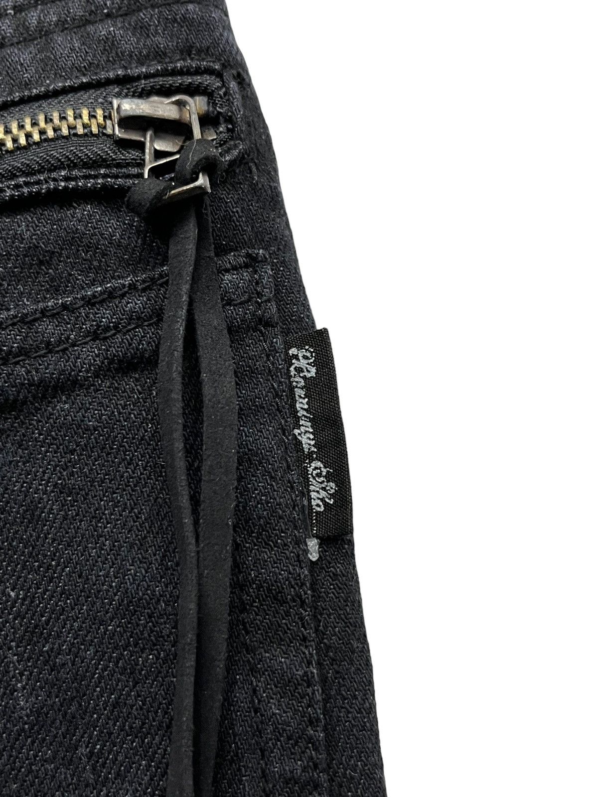 Seditionaries 🔥BERNINGS SHO Punk Bondage Multi Zipper Pocket Denim Cargo Size US 29 - 14 Thumbnail