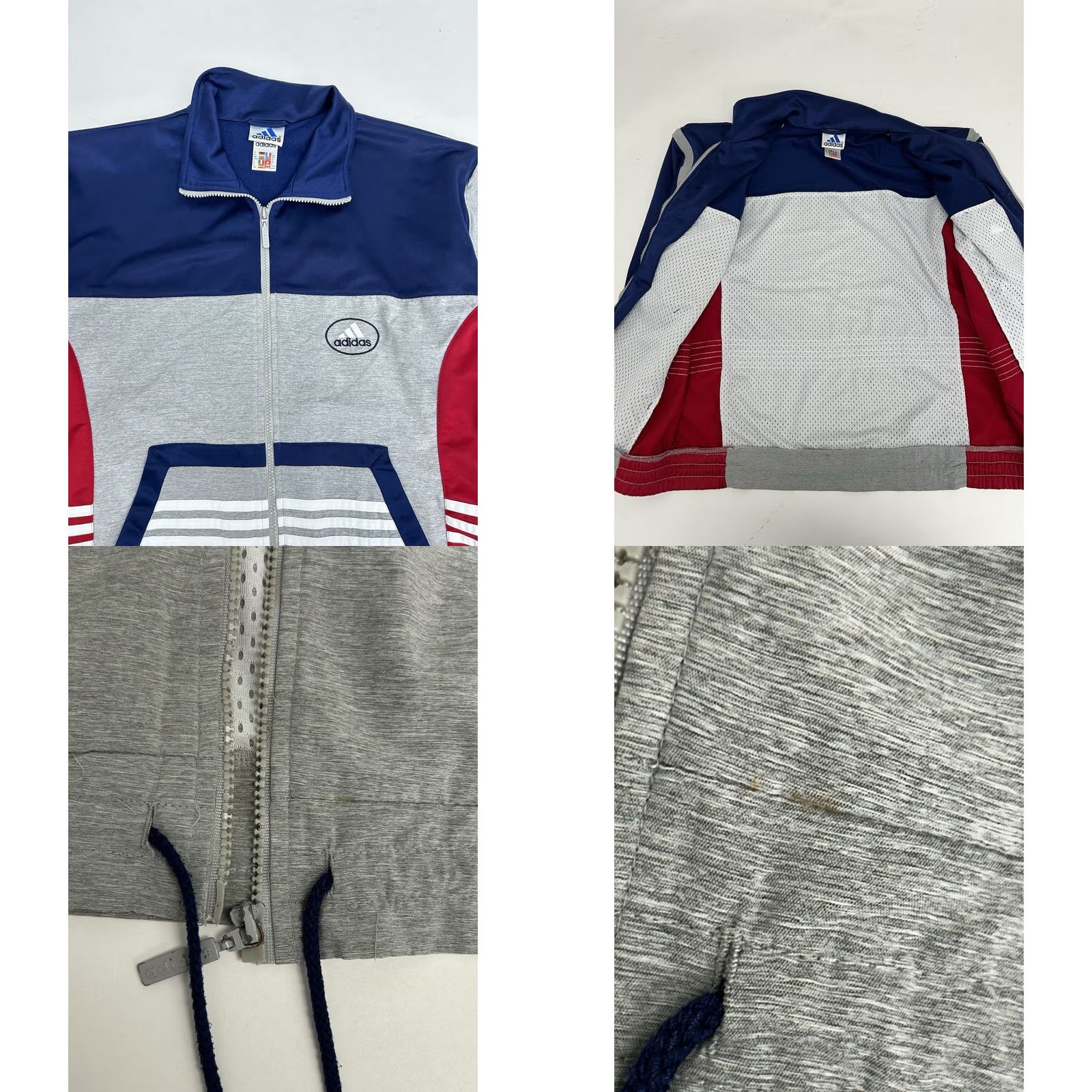 Adidas VINTAGE Adidas Track Jacket Zip Off Sleeves Medium Three Stripes Size US M / EU 48-50 / 2 - 10 Thumbnail