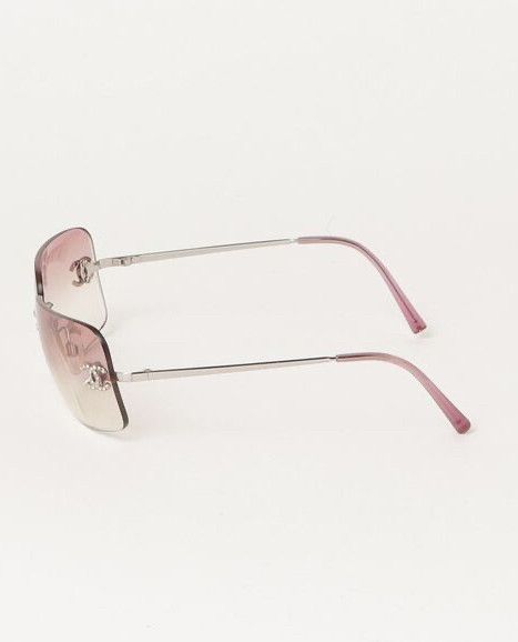 Chanel CHANEL Sunglasses Pink Gradient Coco Mark Rhinestone Grailed