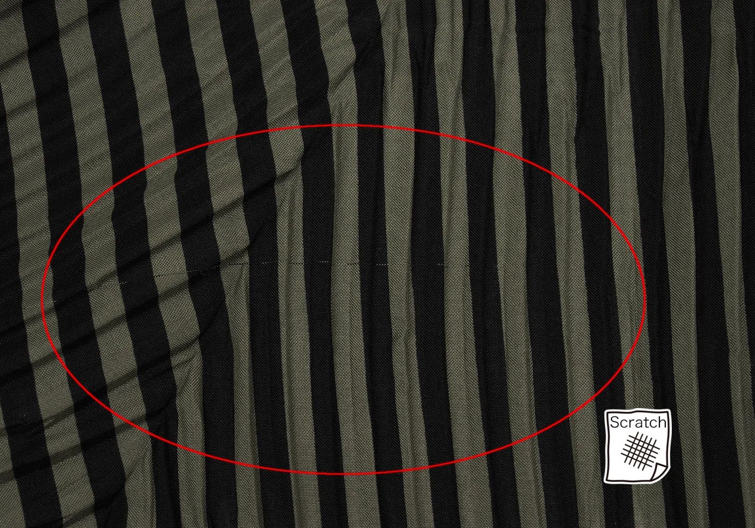 Issey Miyake Pleated Stripe Band Collar Shirt in Black Khaki M Size US M / EU 48-50 / 2 - 14 Thumbnail