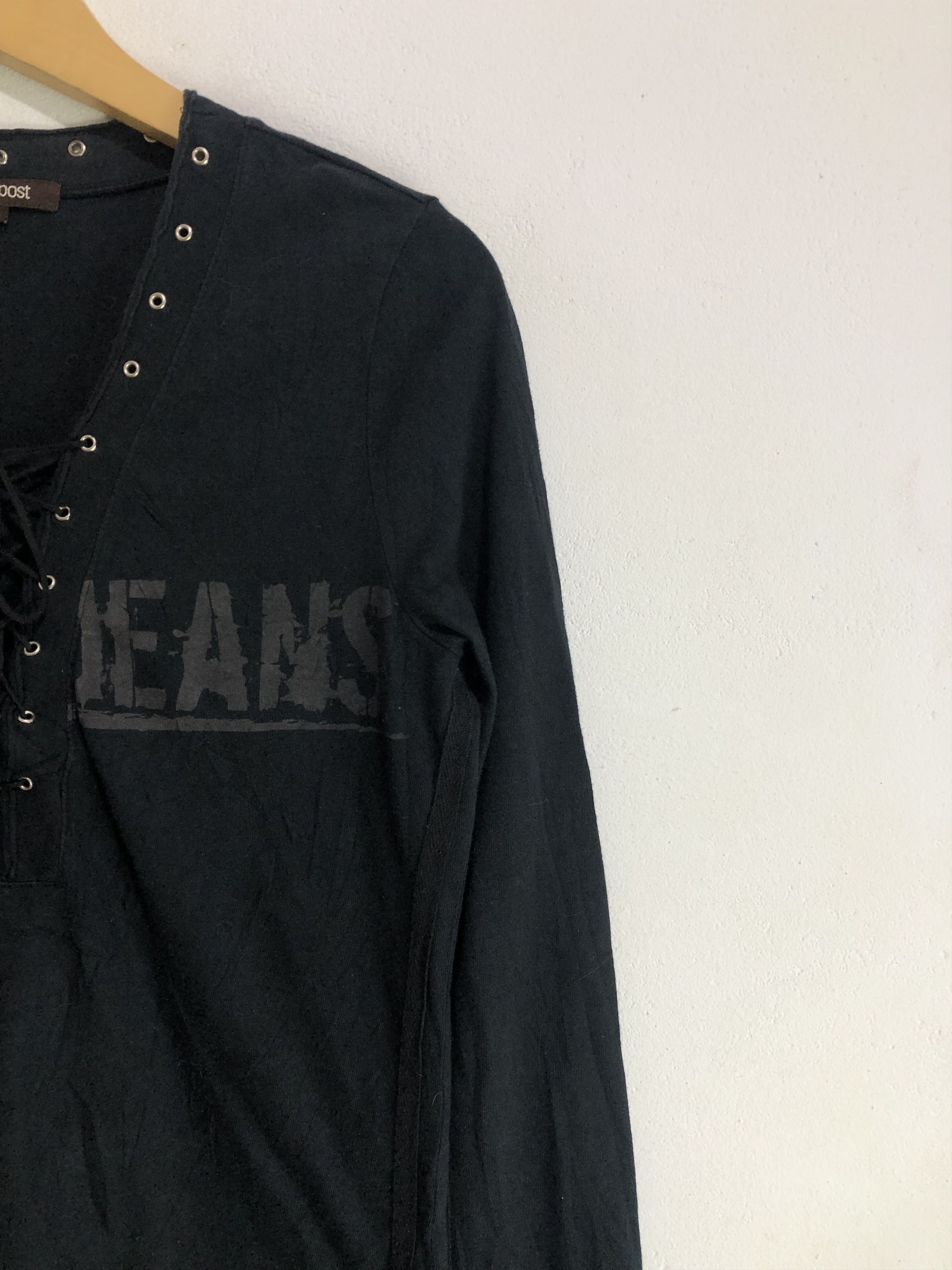 KMRii Distressed Gothic Poem Eigen Jeans Post Rock Punk Style Size US M / EU 48-50 / 2 - 4 Thumbnail