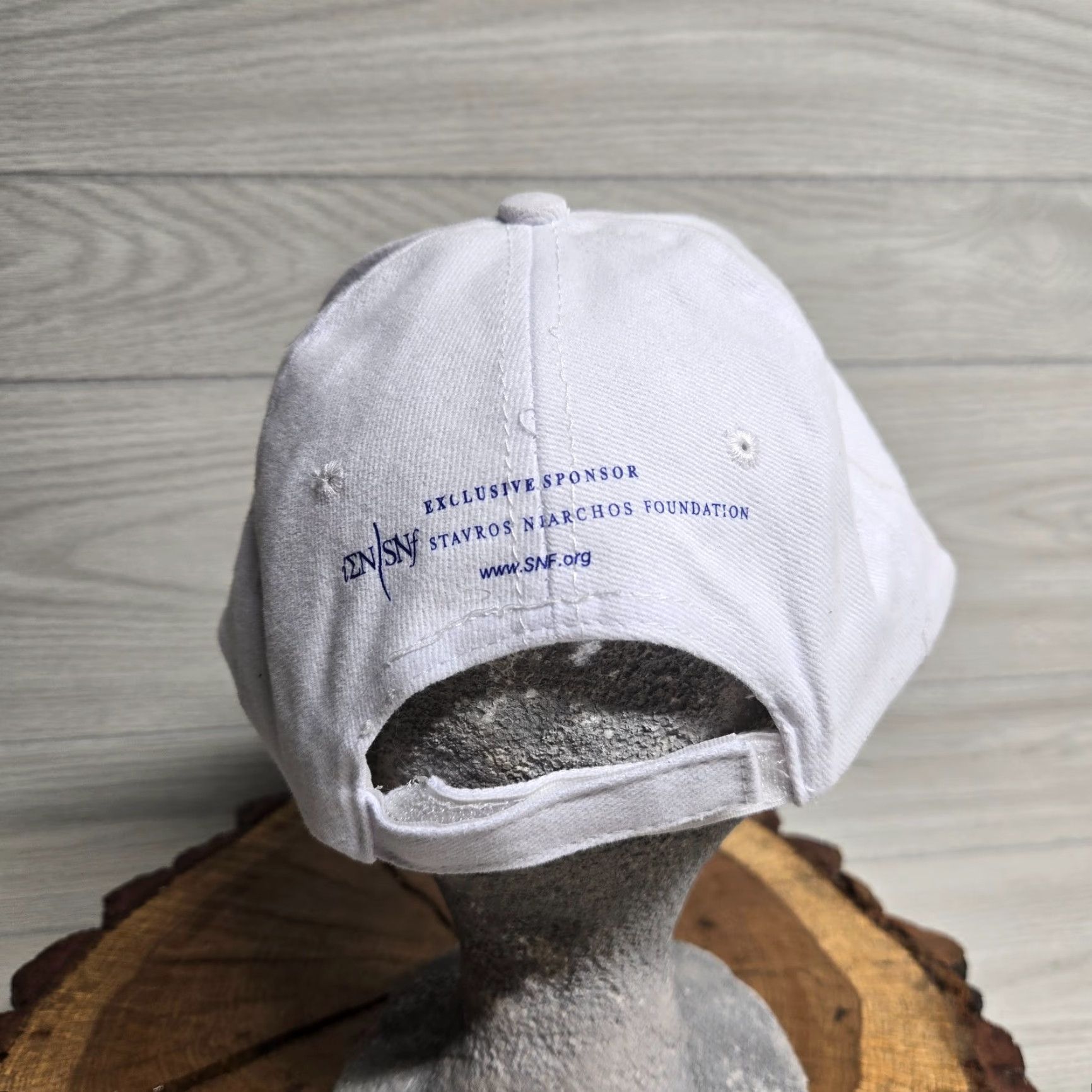 Vintage Grassroots Spartathlon Running Hat Cap Adult One Size White Adjustable Baseball Cap Mens Hat Size ONE SIZE - 4 Thumbnail