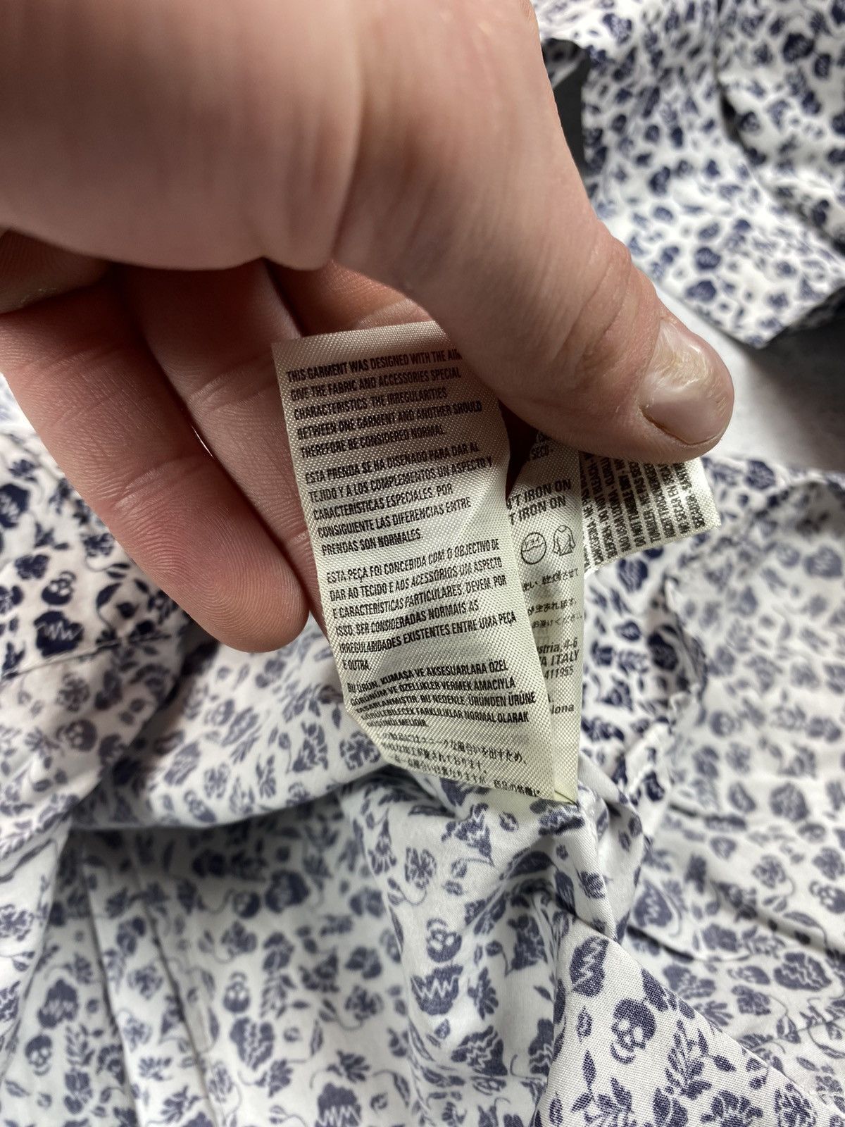 Diesel × Japanese Brand Luxury Men’s Diesel Shirts With Skulls Size US M / EU 48-50 / 2 - 8 Thumbnail