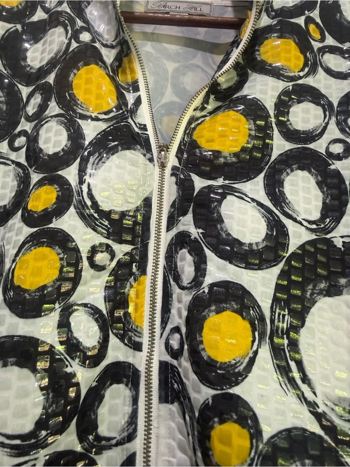 Other Birch Hill Black, White & Yellow Circle-Jacket Size M / US 6-8 / IT 42-44 - 4 Thumbnail