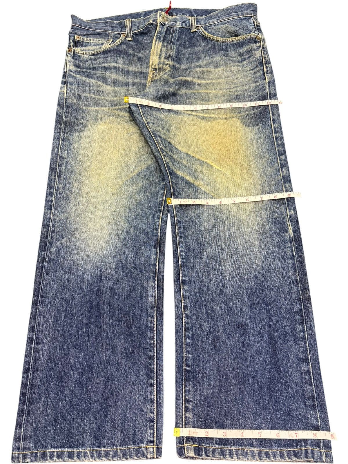 Uniqlo Vintage Uniqlo Mud Wash Distressed Loose Jeans Size US 35 - 8 Thumbnail