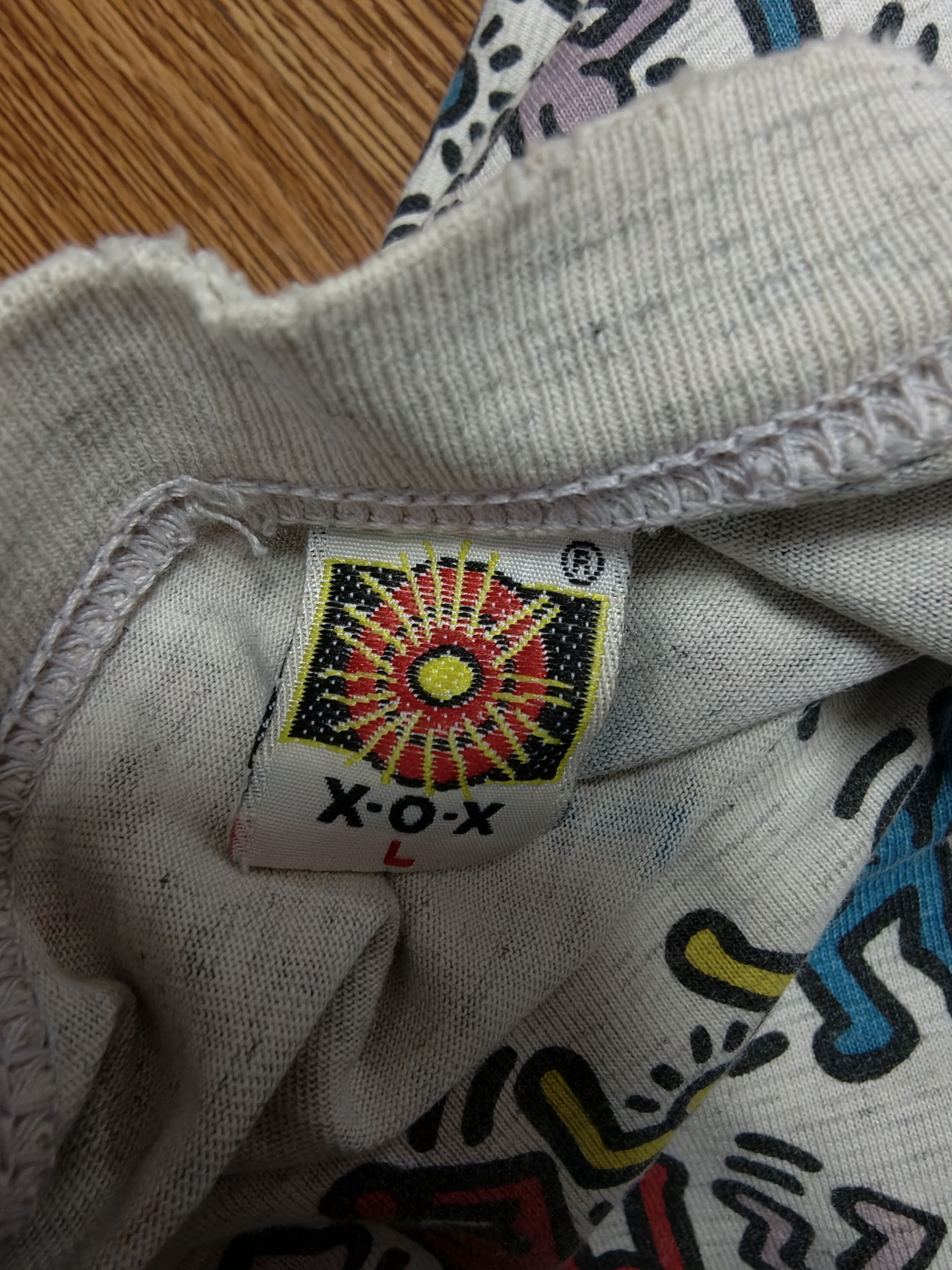 Keith Haring Vintage Keith Haring distress Size US L / EU 52-54 / 3 - 4 Thumbnail