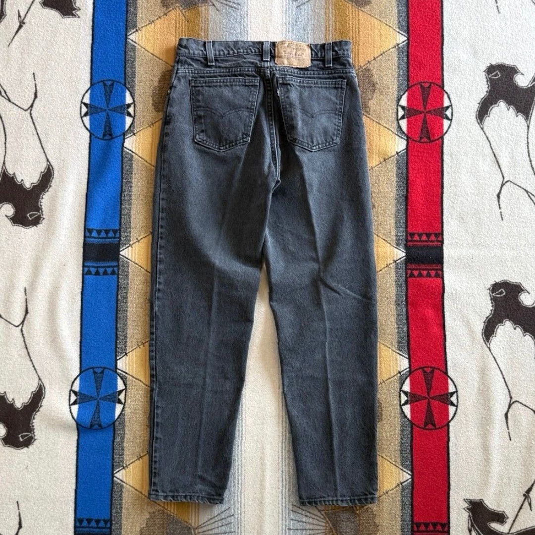 Levi's VINTAGE Levi’s Black Tab Denim Jeans 32x30 Regular Men USA 90s Tapered Style Size US 32 / EU 48 - 2 Thumbnail