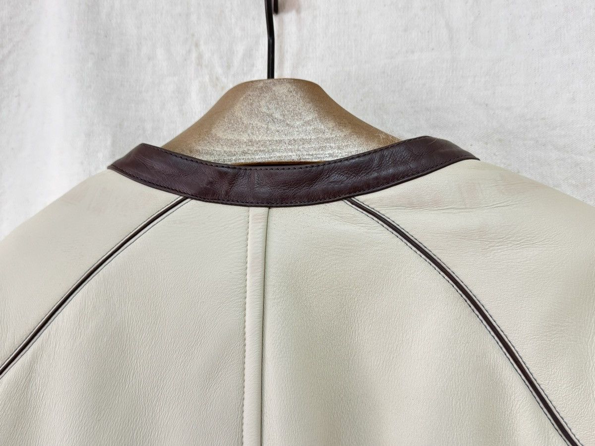 Hermes [sale] 22-23AW Hermes Leather Jacket (discoloured) Size US M / EU 48-50 / 2 - 13 Thumbnail