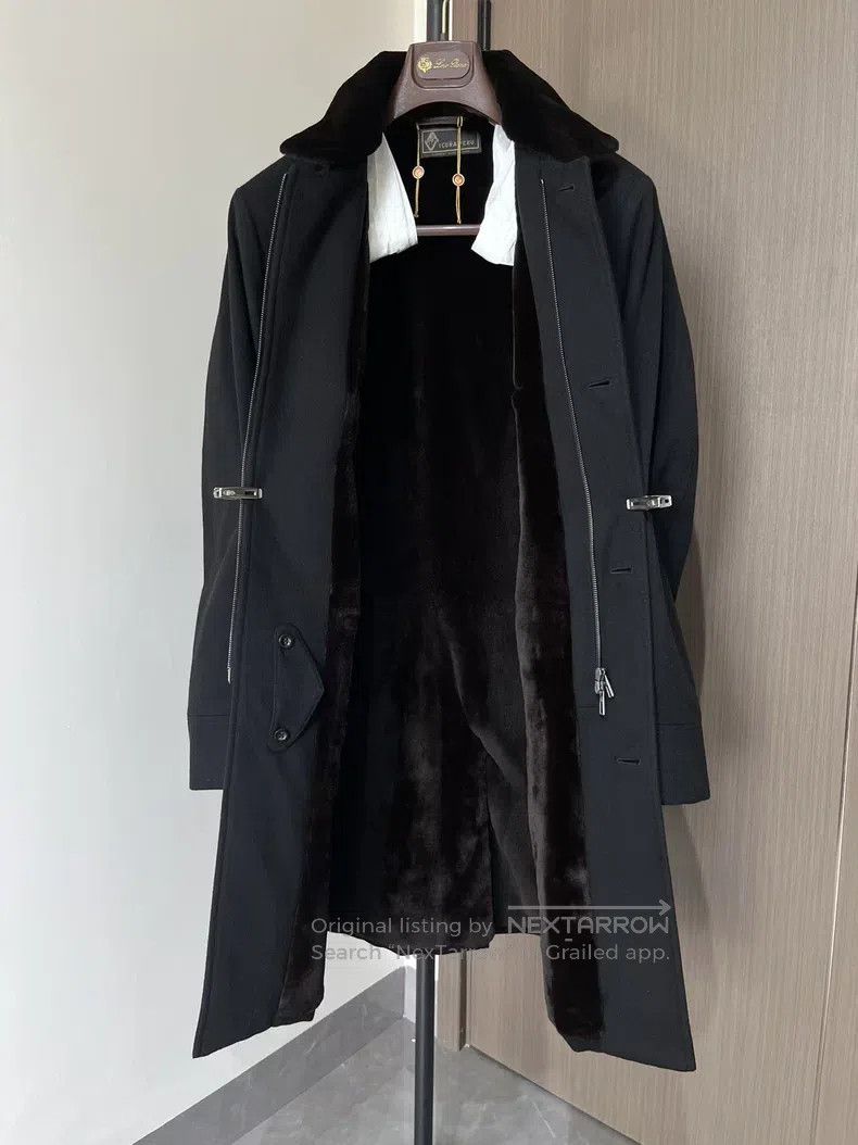 Loro Piana Loro Piana Lama fur coat with mink lining and detachable m Size US S / EU 44-46 / 1 - 4 Thumbnail