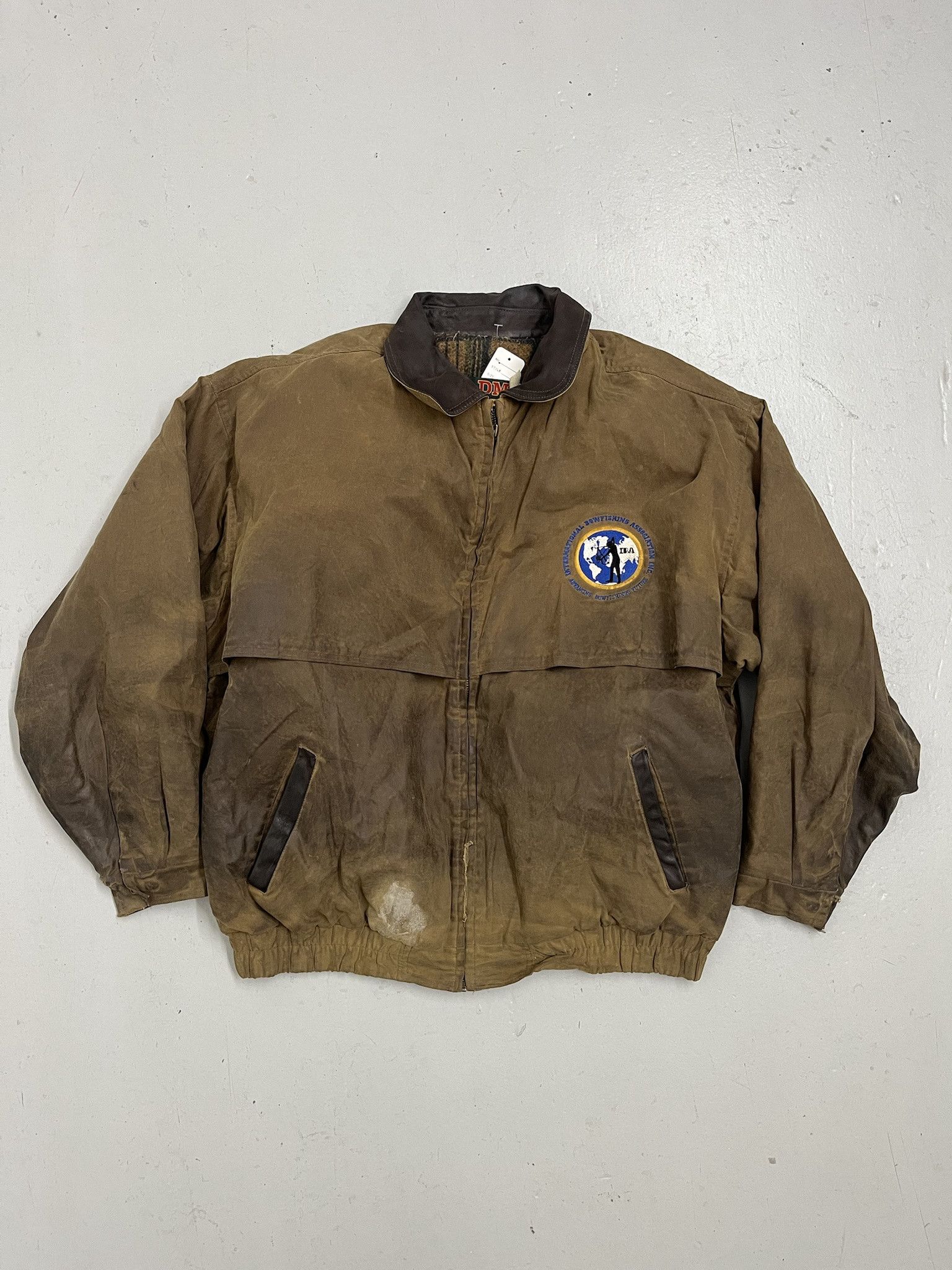 Carhartt Vintage 90s International Bowfishing Association Waxed Canvas Jacket XL Size US XL / EU 56 / 4 - 1 Thumbnail