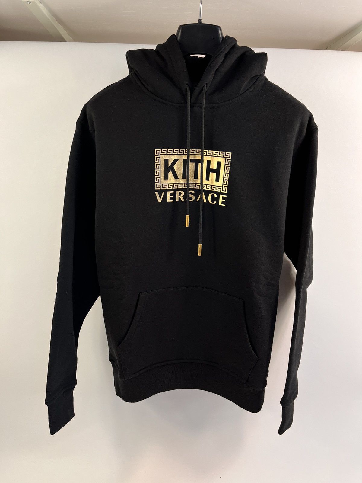 Kith Versace LOGO PRINT OVERSIZED HOODIE Grailed