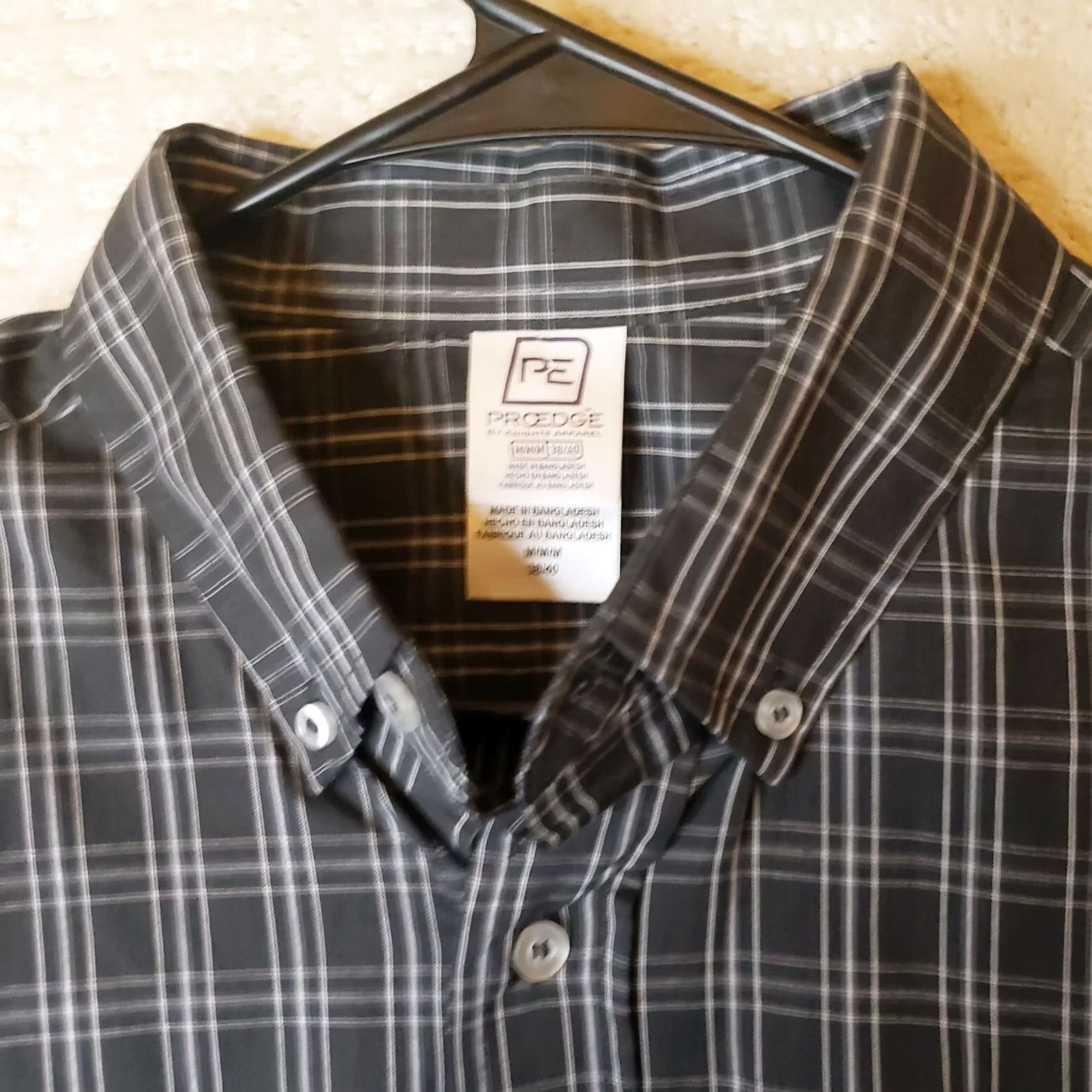 Vintage Proedge University Florida Gators Black White Plaid Button Up Shirt Men's M Long Sleeve Size US M / EU 48-50 / 2 - 4 Thumbnail