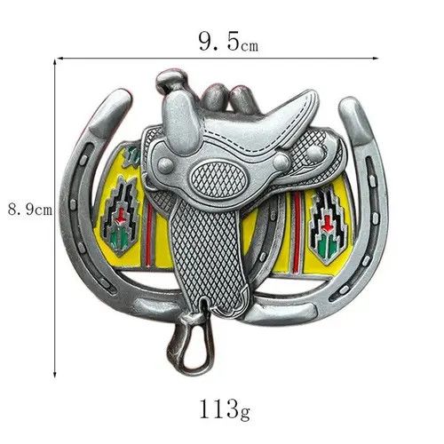 Other Cowboy Saddle Belt Buckle Size ONE SIZE - 3 Thumbnail