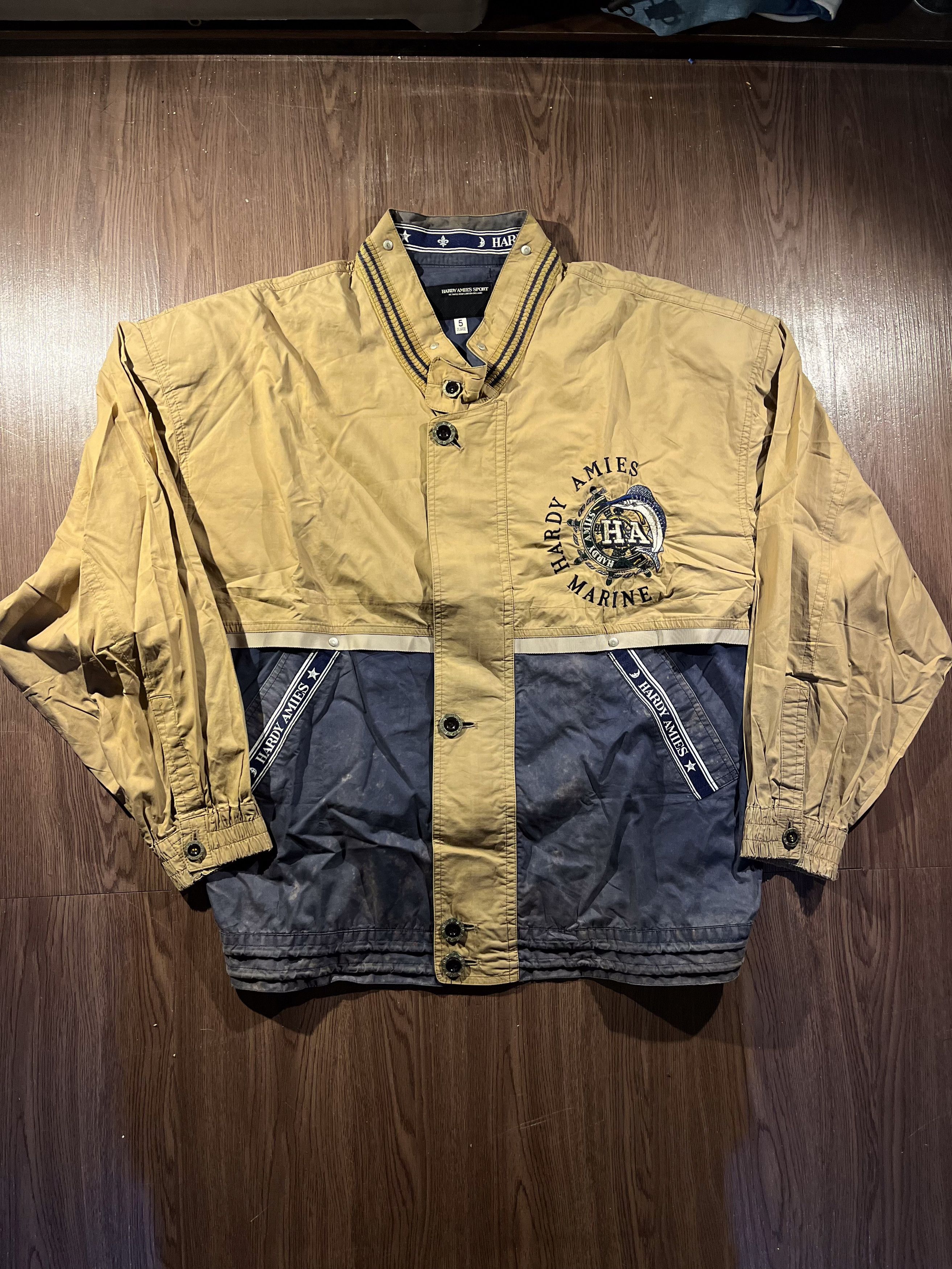 Hardy Amies Vintage Hardy Amies Windbreaker Jacket Size US XL / EU 56 / 4 - 1 Thumbnail