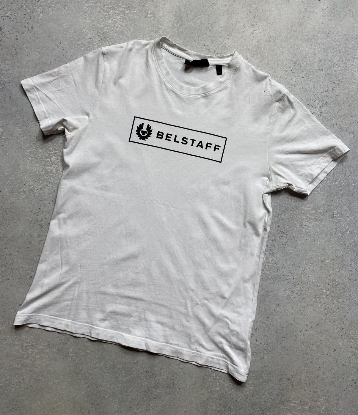 Belstaff Belstaff White T-Shirt Size US L / EU 52-54 / 3 - 2 Thumbnail