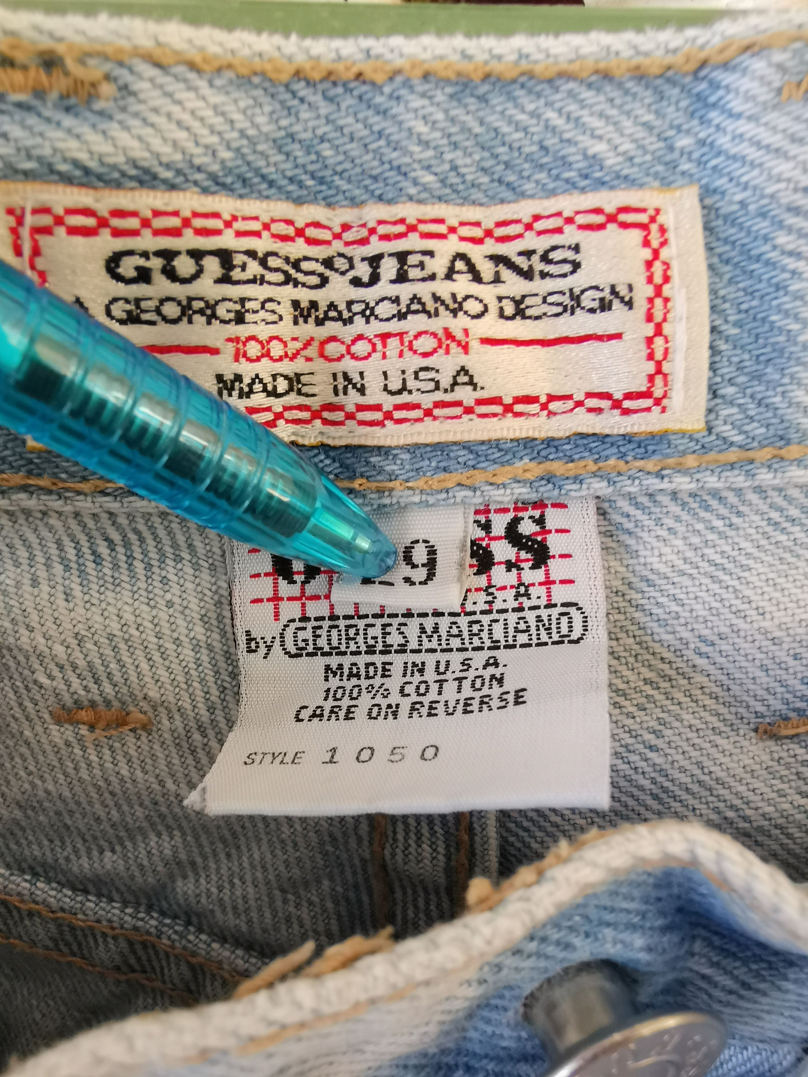 Guess Vintage Guess Jeans Light Wash Size US 29 - 9 Thumbnail