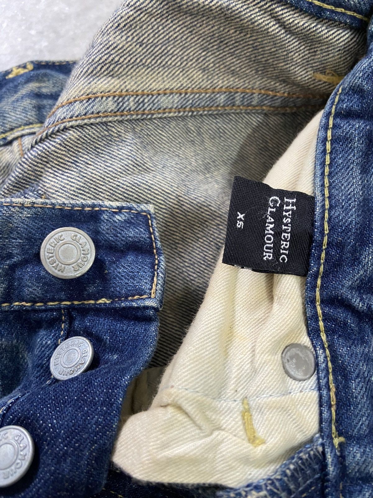 Hysteric Glamour Hysteric Glamour x Nirvana Y2K Studded Denim Jeans Size US 28 / EU 44 - 8 Thumbnail
