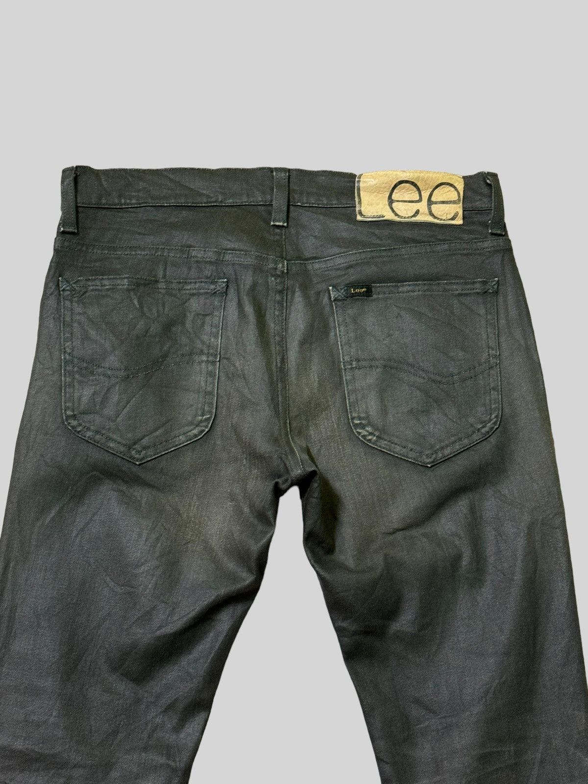 Lee × Vintage LEE Black Waxed Claws Mark Distressed Pant Size US 29 - 8 Thumbnail