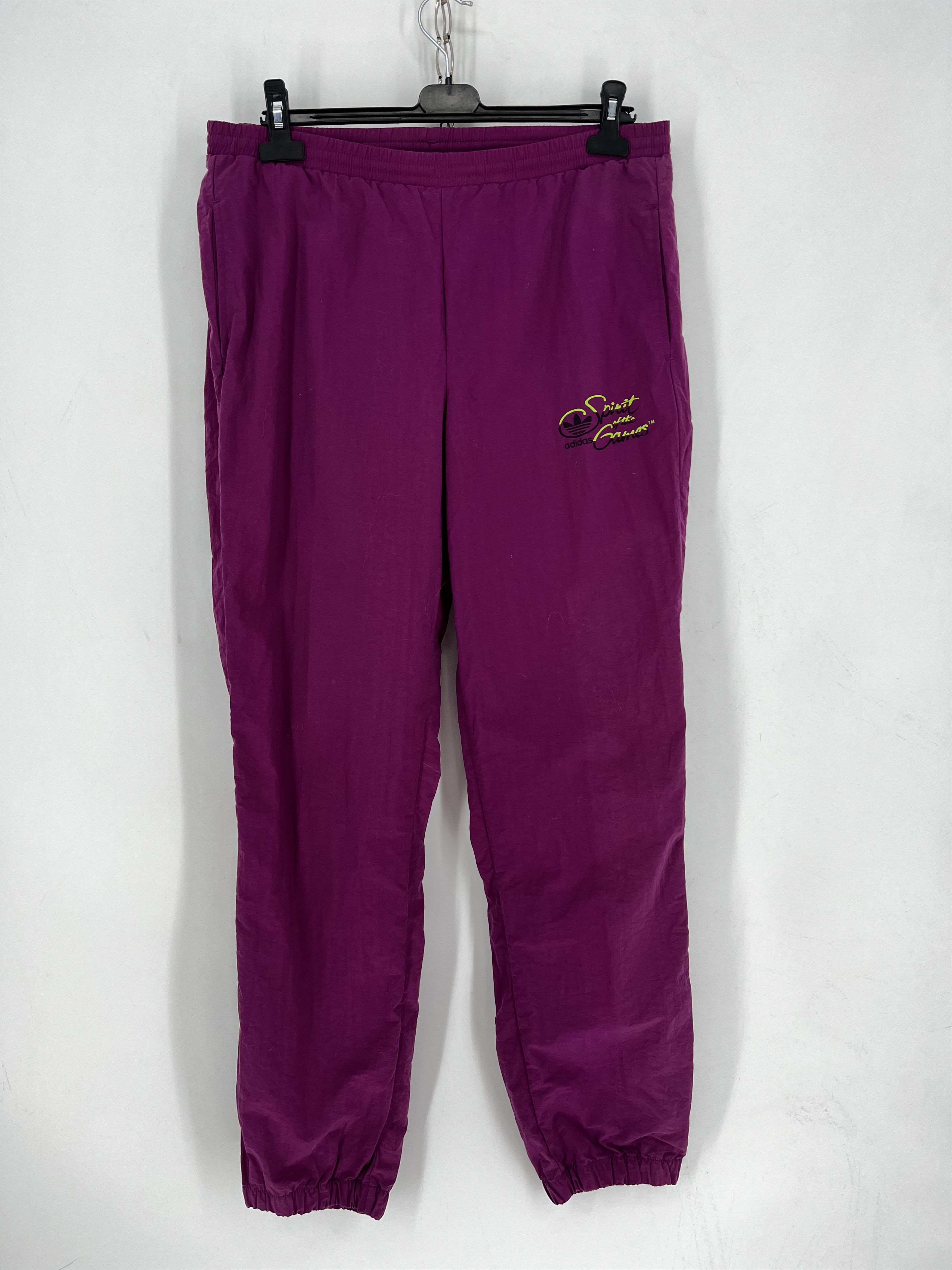 Other Rare 90s Adidas Track Pants Vintage Y2K Purple Size M Size US 32 / EU 48 - 1 Thumbnail