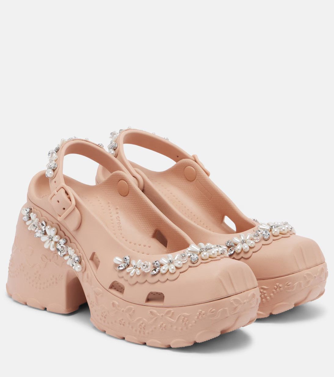 Crocs × Simone Rocha Simone Rocha x Crocs Ballerina Platform Pink Caramel US 8 Size US 8 / IT 38 - 1 Thumbnail