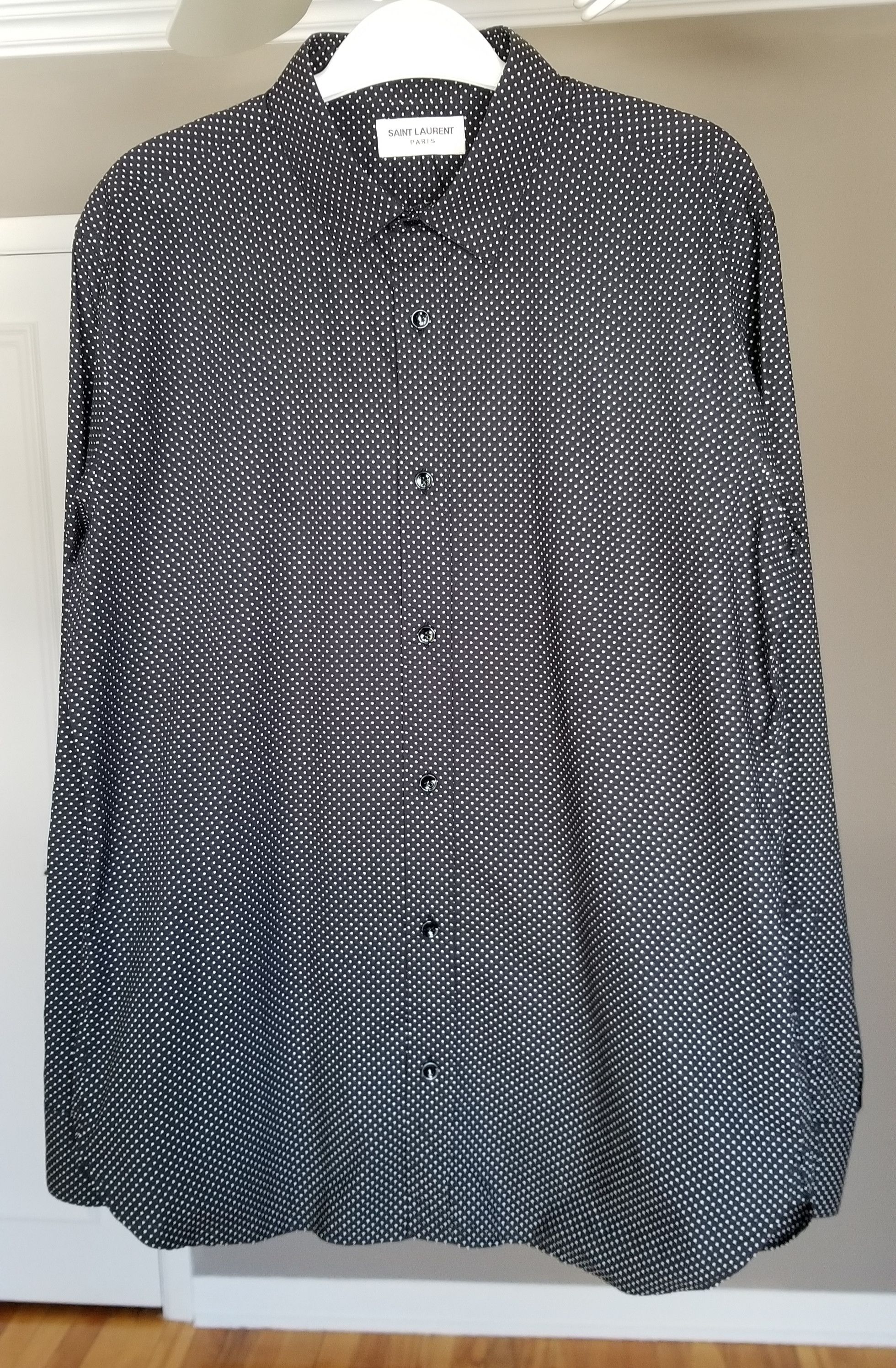 Saint Laurent Paris Saint Laurent Paris FW14 Polka Dot Shirt Size US M / EU 48-50 / 2 - 1 Thumbnail