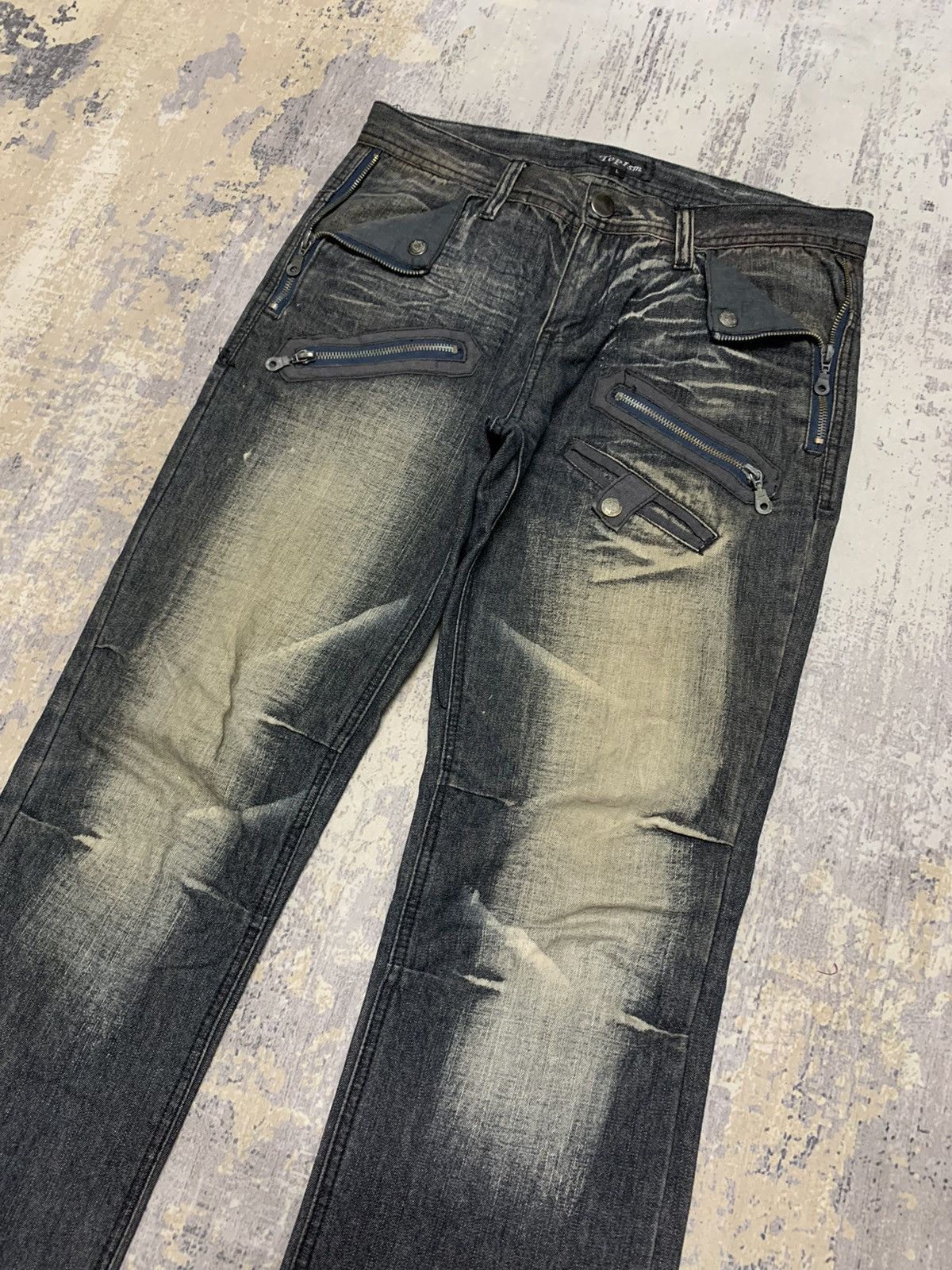 If Six Was Nine Japanese Topism Ifsixwasnine Flare Jeans 32x33 Size US 32 / EU 48 - 3 Thumbnail