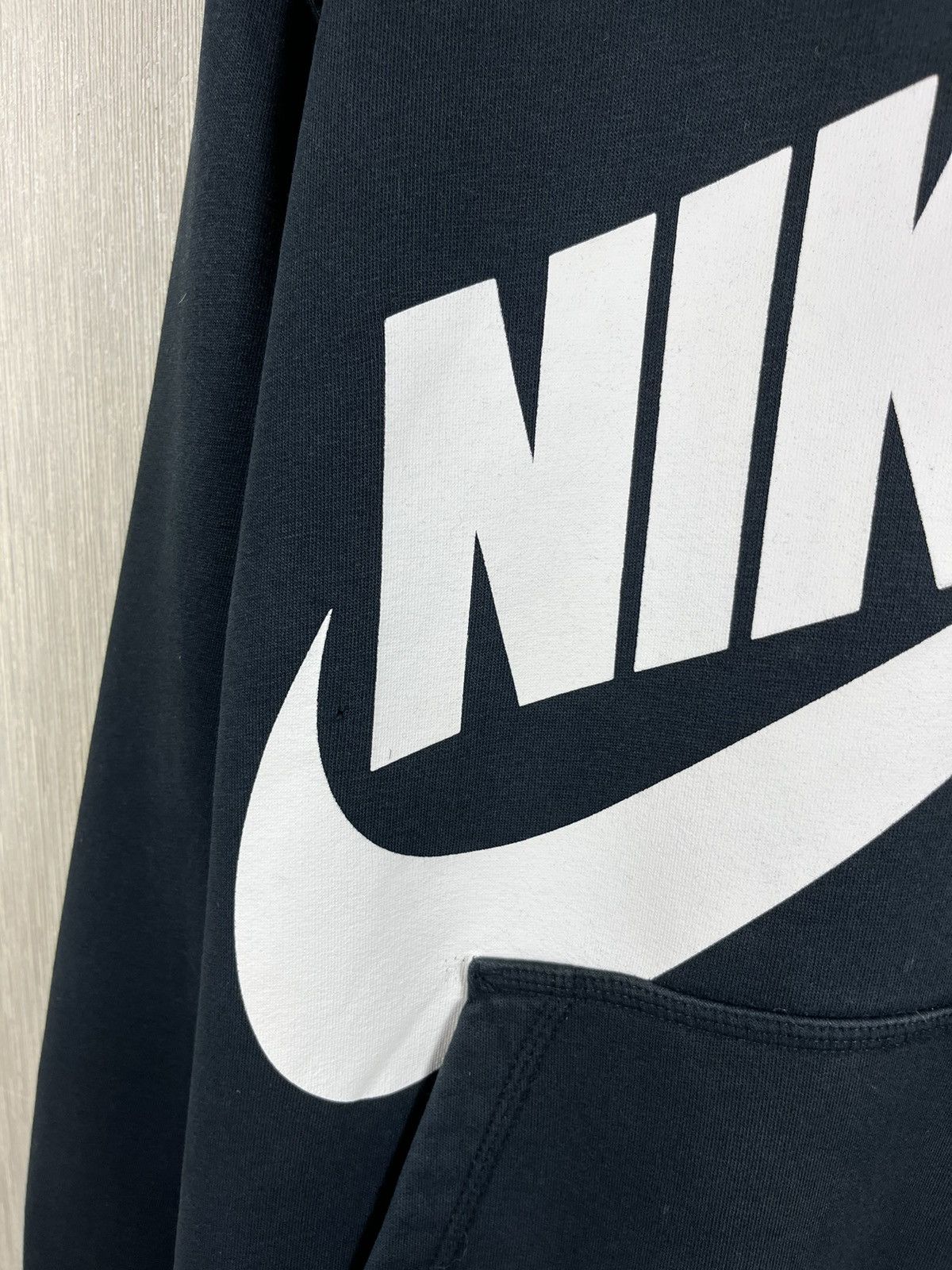 Nike × Vintage Vintage Nike y2k hoodie big logo air swoosh drill retro Size US L / EU 52-54 / 3 - 8 Thumbnail