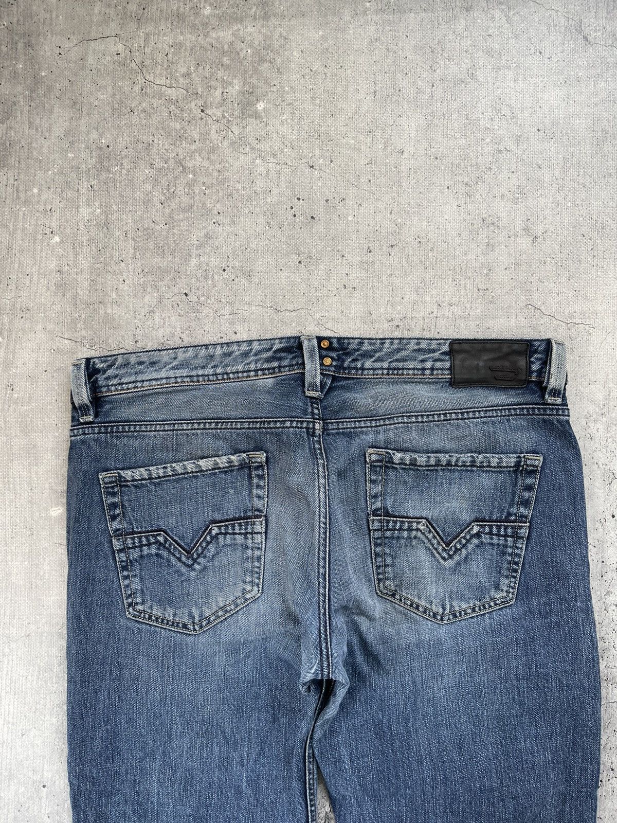 Diesel × Vintage Vintage Diesel Baggy Jeans Y2K Size US 36 / EU 52 - 2 Thumbnail