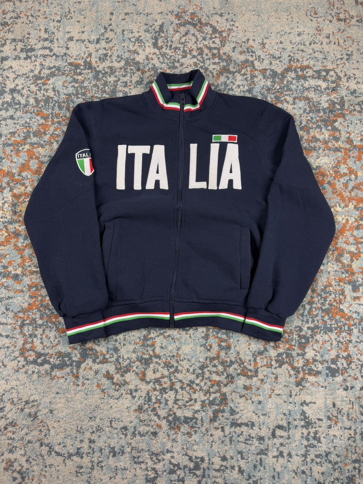 Vintage Vintage y2k Italy Italia spellout zip sweatshirt blokecore Size US XS / EU 42 / 0 - 2 Thumbnail