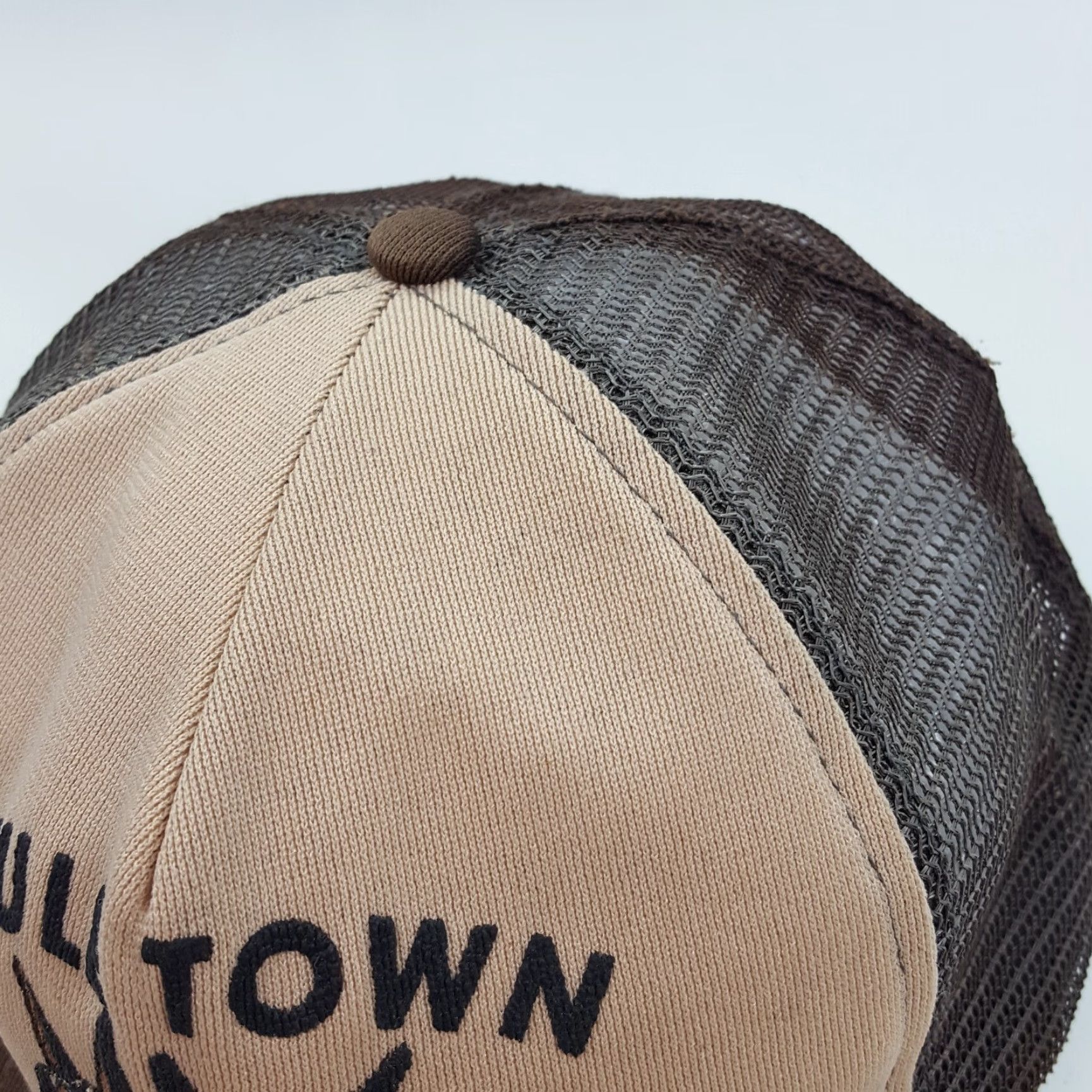 Vintage VINTAGE 80s Mule Town Tennessee Horse Trucker Hat Men Adjustable Brown USA Made Western Cap Retro Cowboy Workwear Size ONE SIZE - 7 Thumbnail