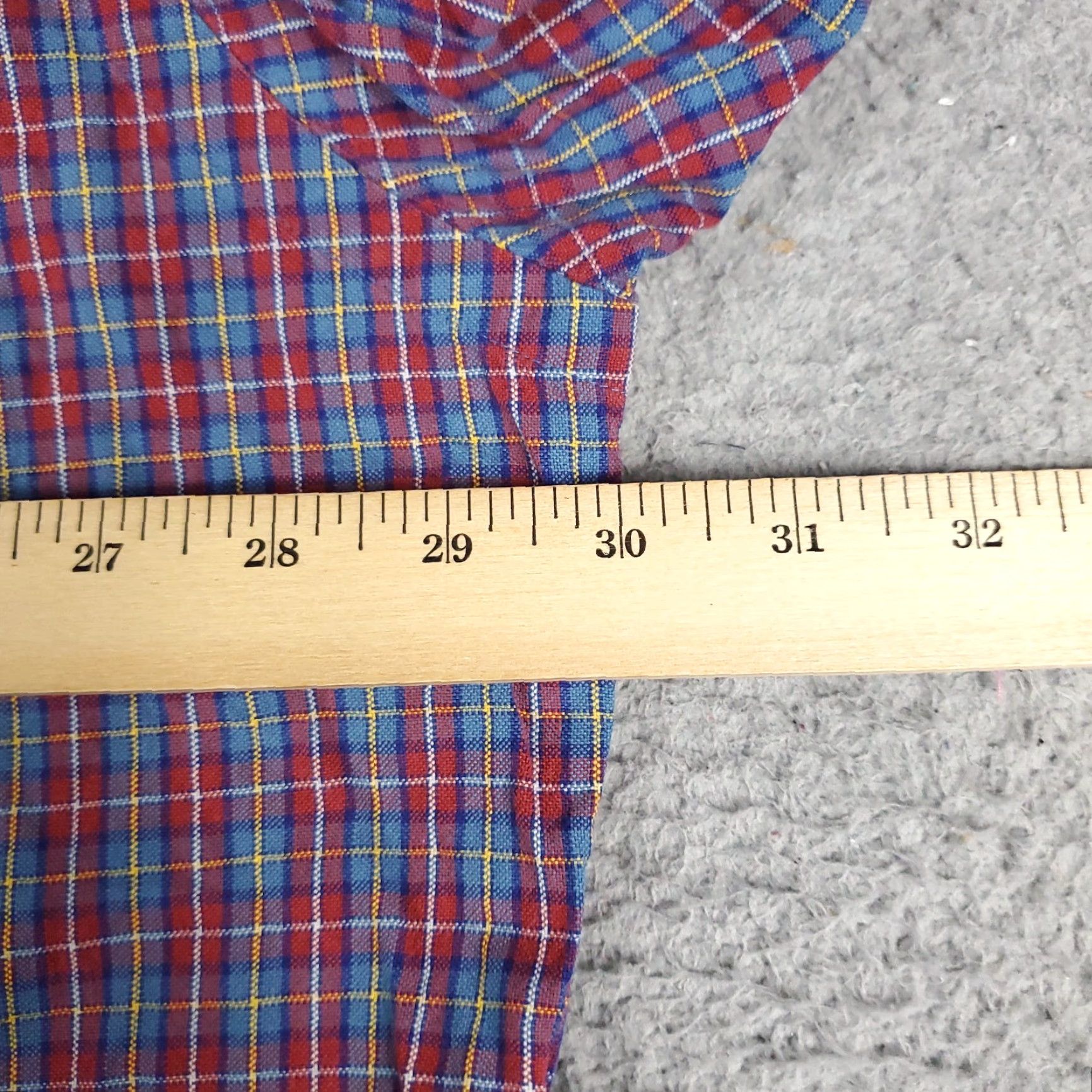 Ralph Lauren Ralph Lauren Shirt Mens 2XLT Blue Red Plaid Pony Casual Button Up Long Sleeve Shirt Size US XXL / EU 58 / 5 - 6 Thumbnail