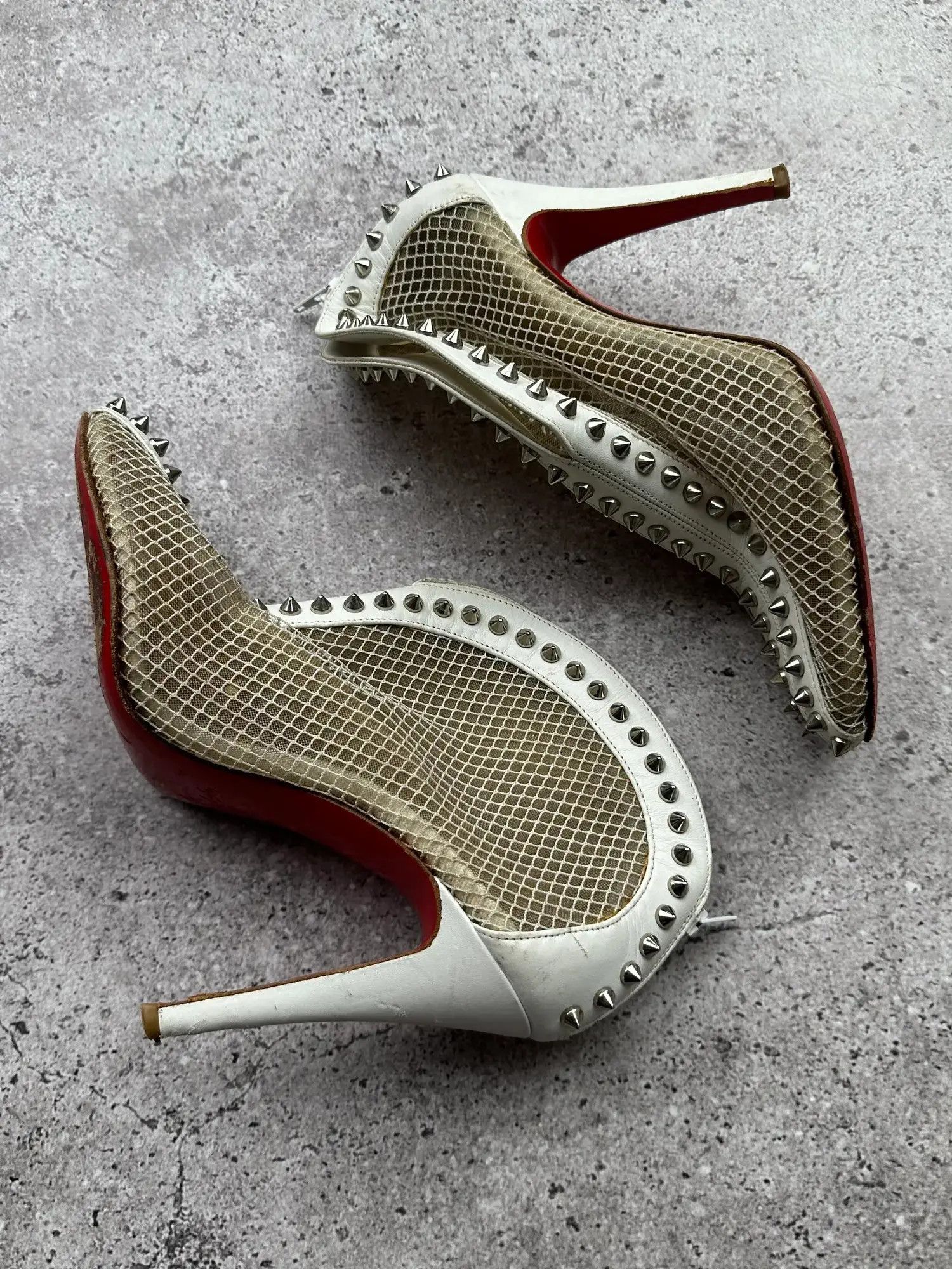 Vintage Christian Louboutin Vintage Spikes Heels Shoes(V586) Size US 7 / IT 37 - 2 Thumbnail