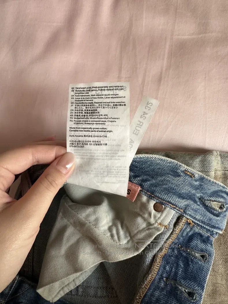Acne Studios Acne Studios Mud-Dyed Distressed Denim Jeans with Knee Hol Size 40" / US 18 - 4 Thumbnail