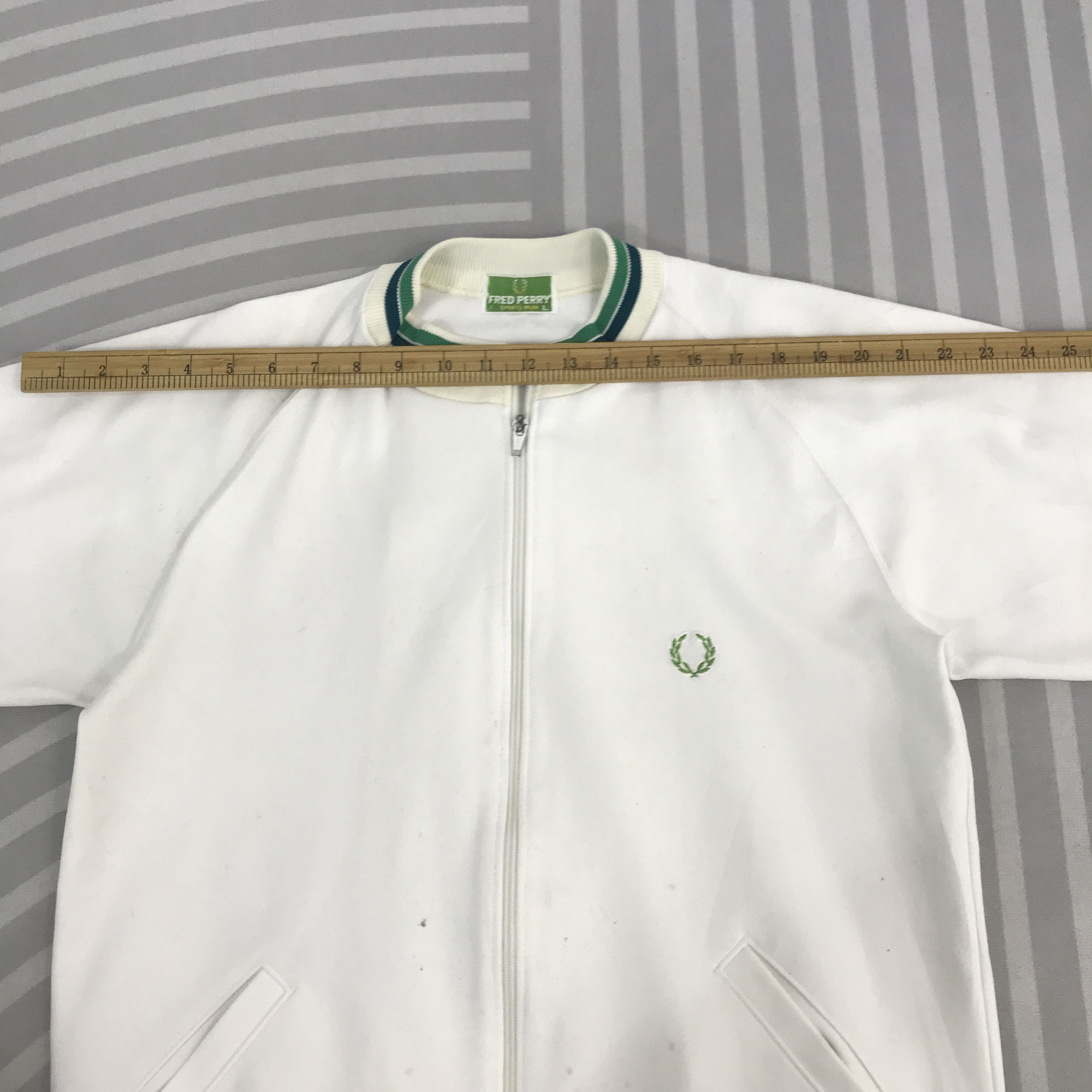 Fred Perry × Vintage Vintage 90s Fred Perry sweater zipper Jacket Size US L / EU 52-54 / 3 - 5 Thumbnail