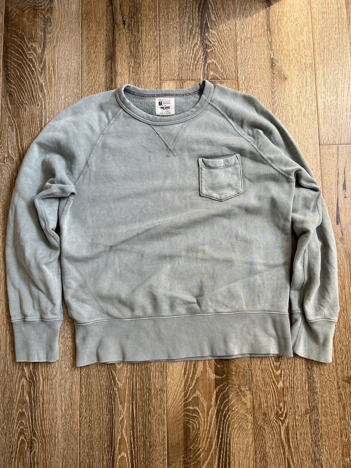 Champion × Todd Snyder Champion todd snyder raglan crewneck mint Size US L / EU 52-54 / 3 - 1 Thumbnail