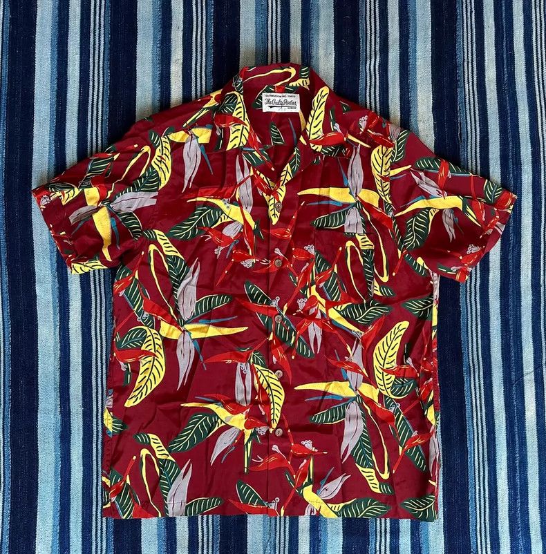 Wacko Maria Wacko maria 19AW Floral Hawaiian Short Sleeve Shirt Size US M / EU 48-50 / 2 - 1 Thumbnail