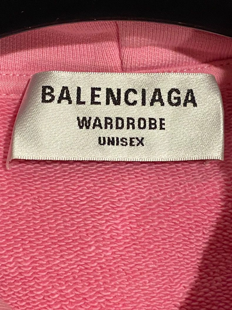 Balenciaga Balenciaga pink hoodie 2501-Nextarrow Size US XS / EU 42 / 0 - 3 Thumbnail