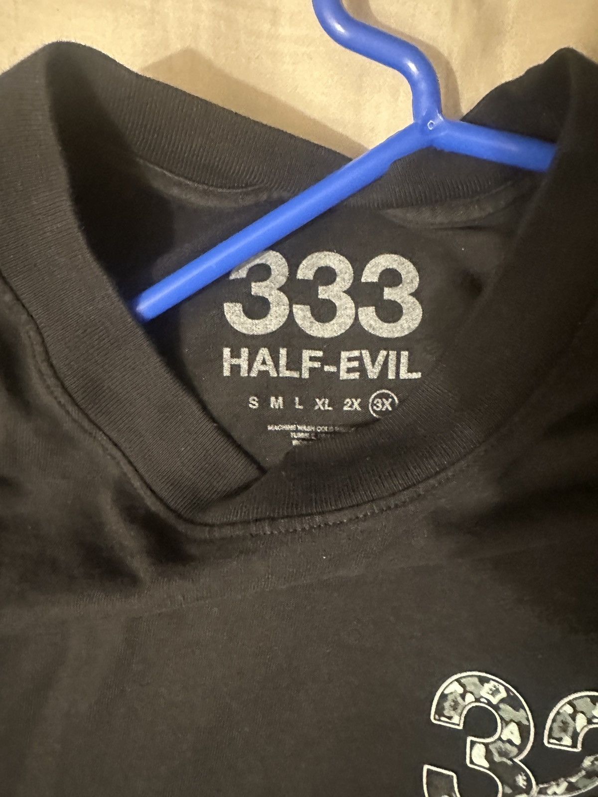 Half Evil Half evil 333 logo camo T-shirt Size US XXL / EU 58 / 5 - 3 Thumbnail