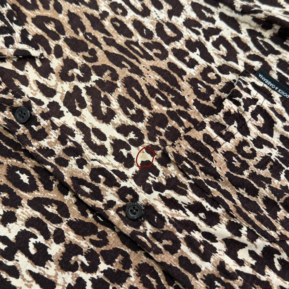 Dolce & Gabbana Vintage Dolce & Gabbana Jeans Wool Button Blouse Leopard Size M / US 6-8 / IT 42-44 - 13 Thumbnail