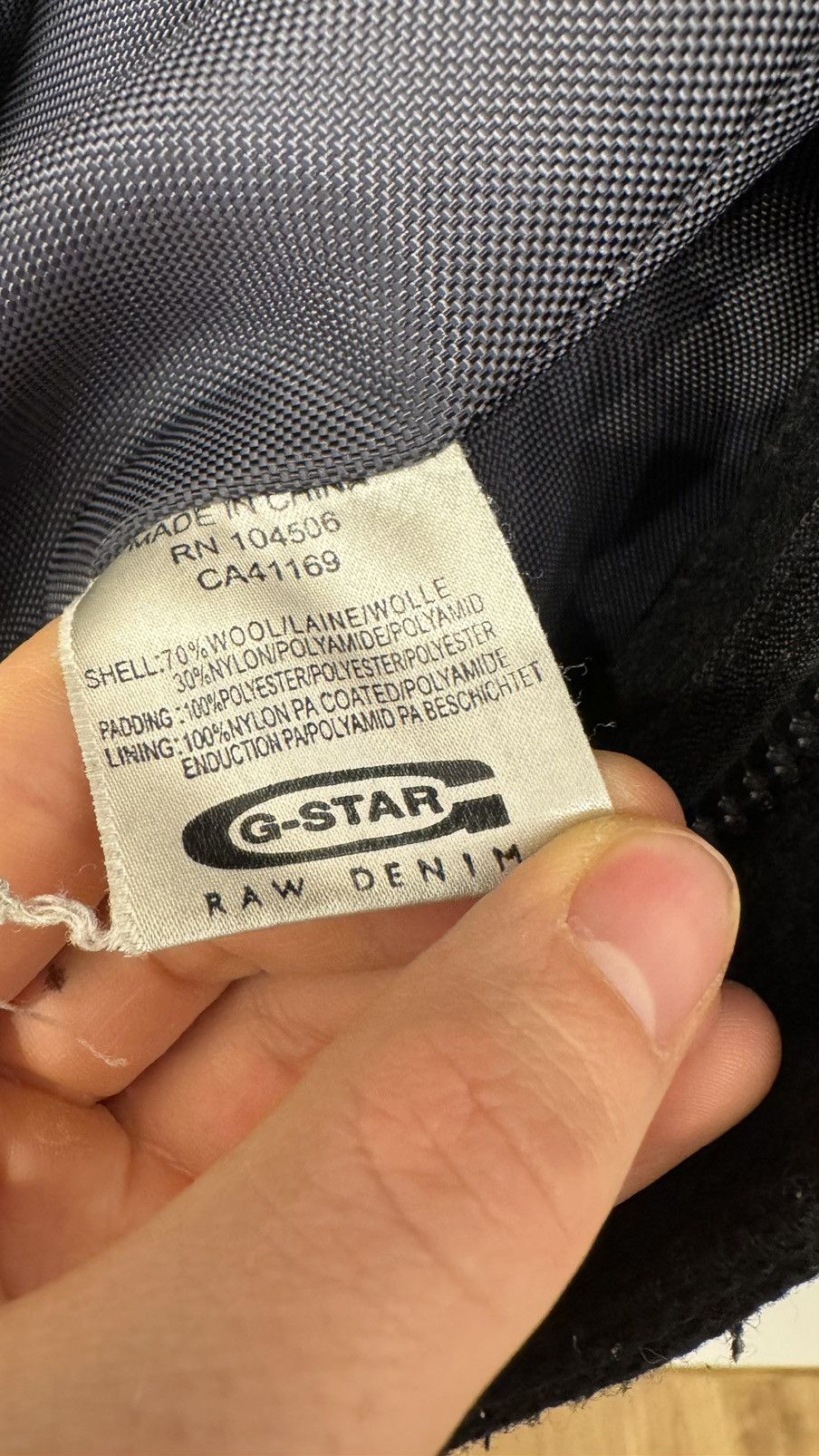 G-Star G-Star Raw coat wool vintage avant garde 90s Size US L / EU 52-54 / 3 - 8 Thumbnail