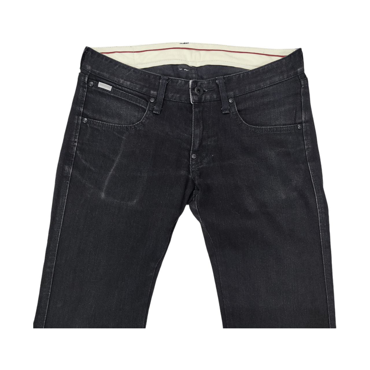 Beauty Beast × FACTOTUM × If Six Was Nine FACTOTUM Skinny Slim Fit Super Black Denim Pants Size US 31 - 2 Thumbnail