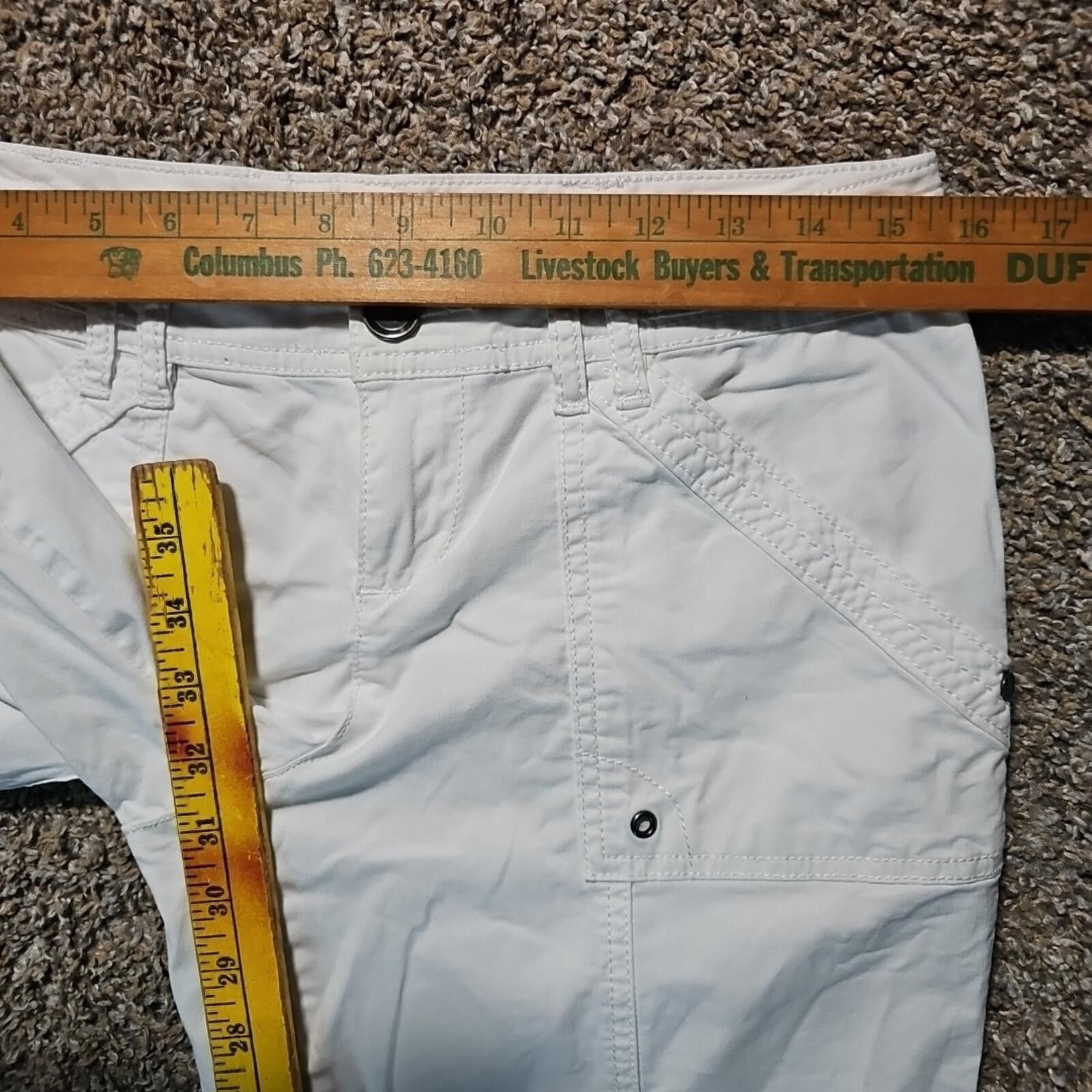 Other Maurices 3/4 White Pants Size 27" / US 4 / IT 40 - 4 Thumbnail