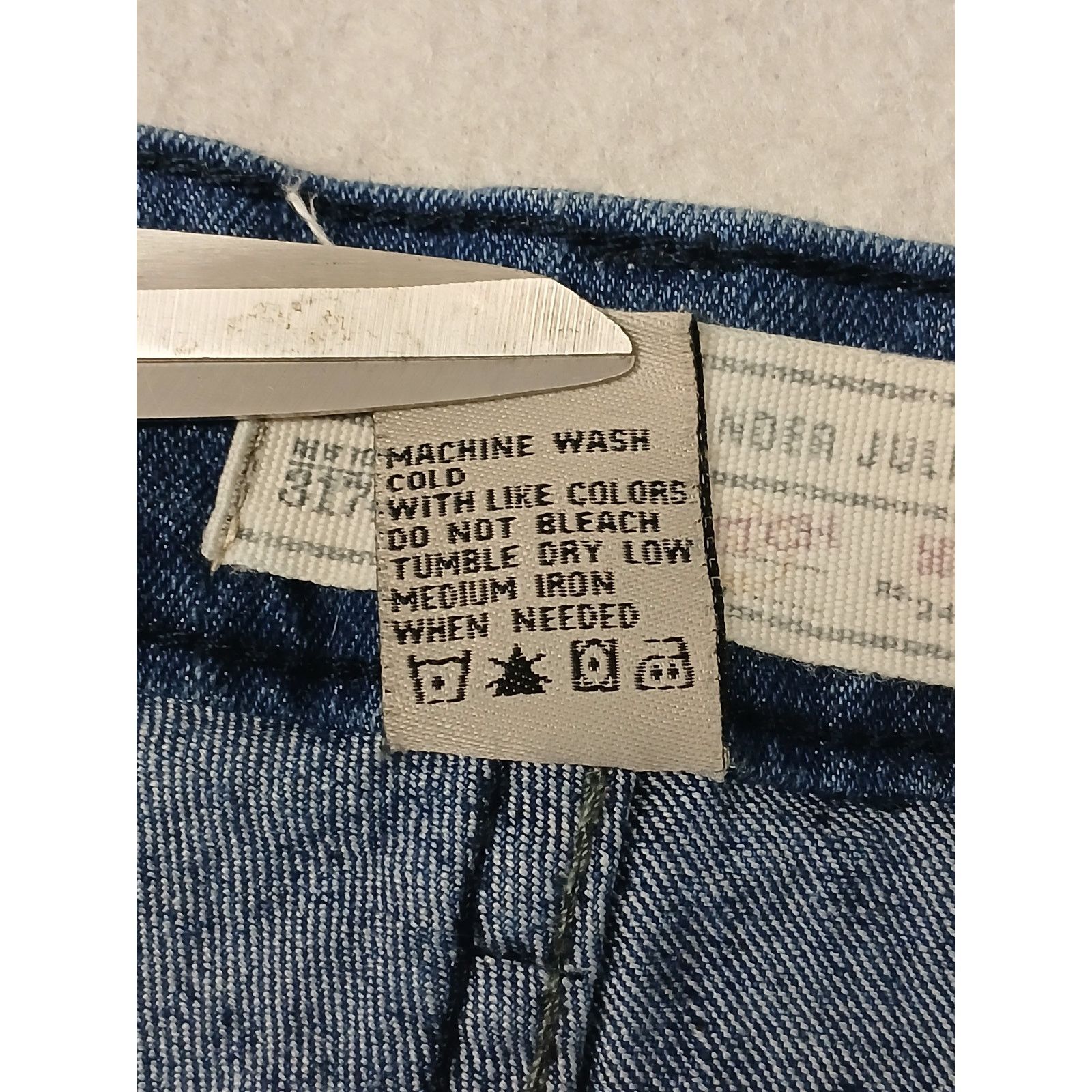 Colours Colours (46x30) Men's Stretch Straight Blue Denim Jeans Size US 30 / EU 46 - 7 Thumbnail
