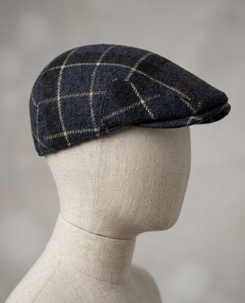 Barbour Barbour Moon Tweed Wool Check Flat Cap Hat Size L-XL Size ONE SIZE - 2 Thumbnail