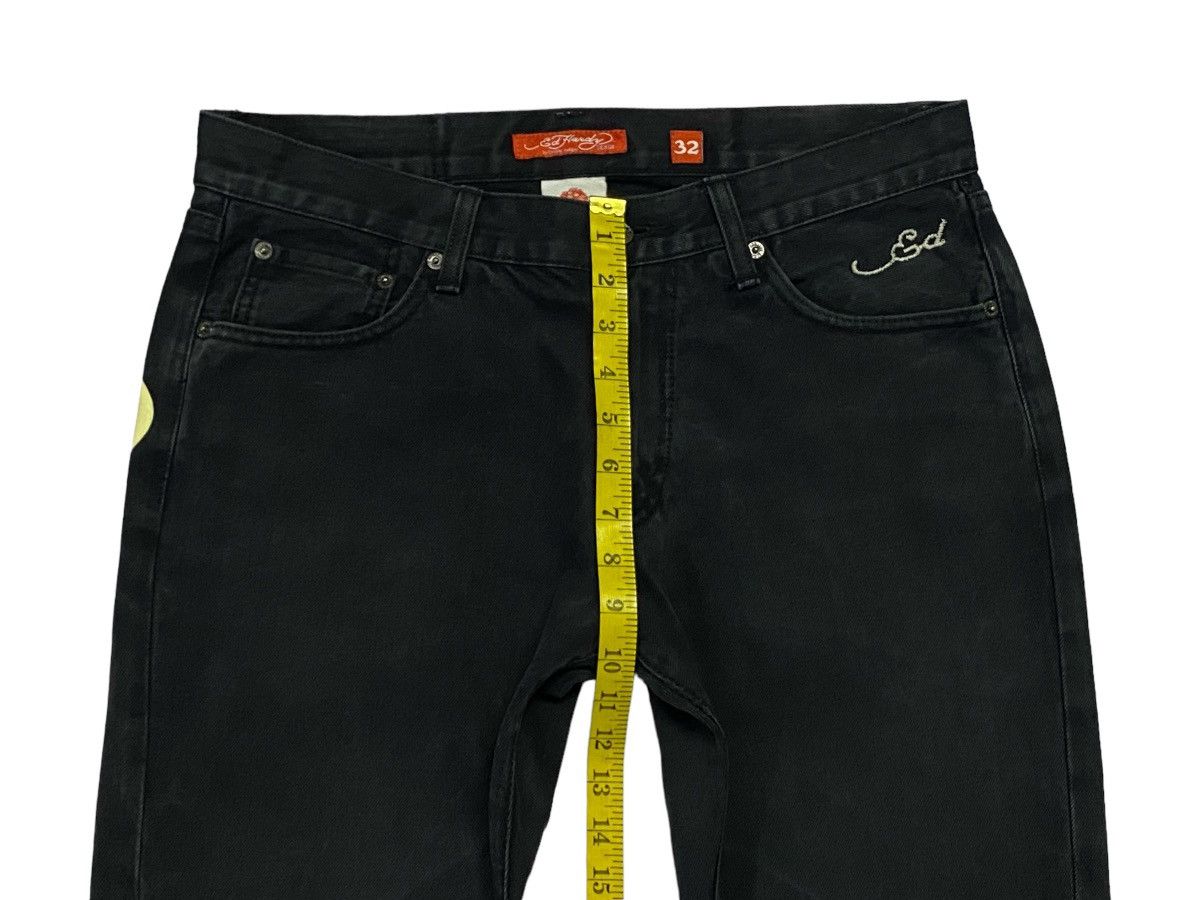Christian Audigier × Ed Hardy Ed Hardy By Christian Audigier 2010 Embroidered Denim Pants Size US 32 / EU 48 - 5 Thumbnail